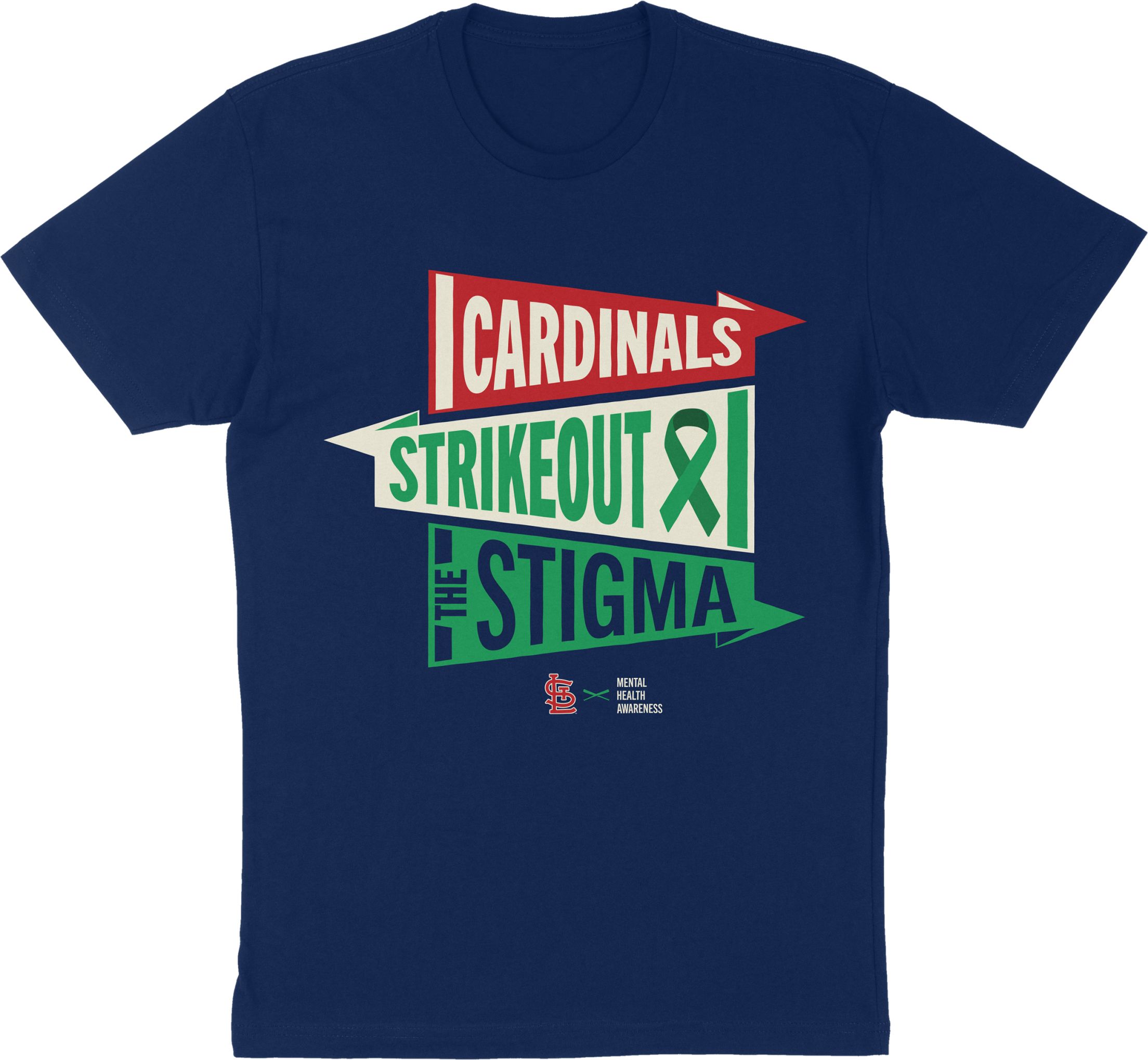 Cardinals Mental Health Awareness t-shirt