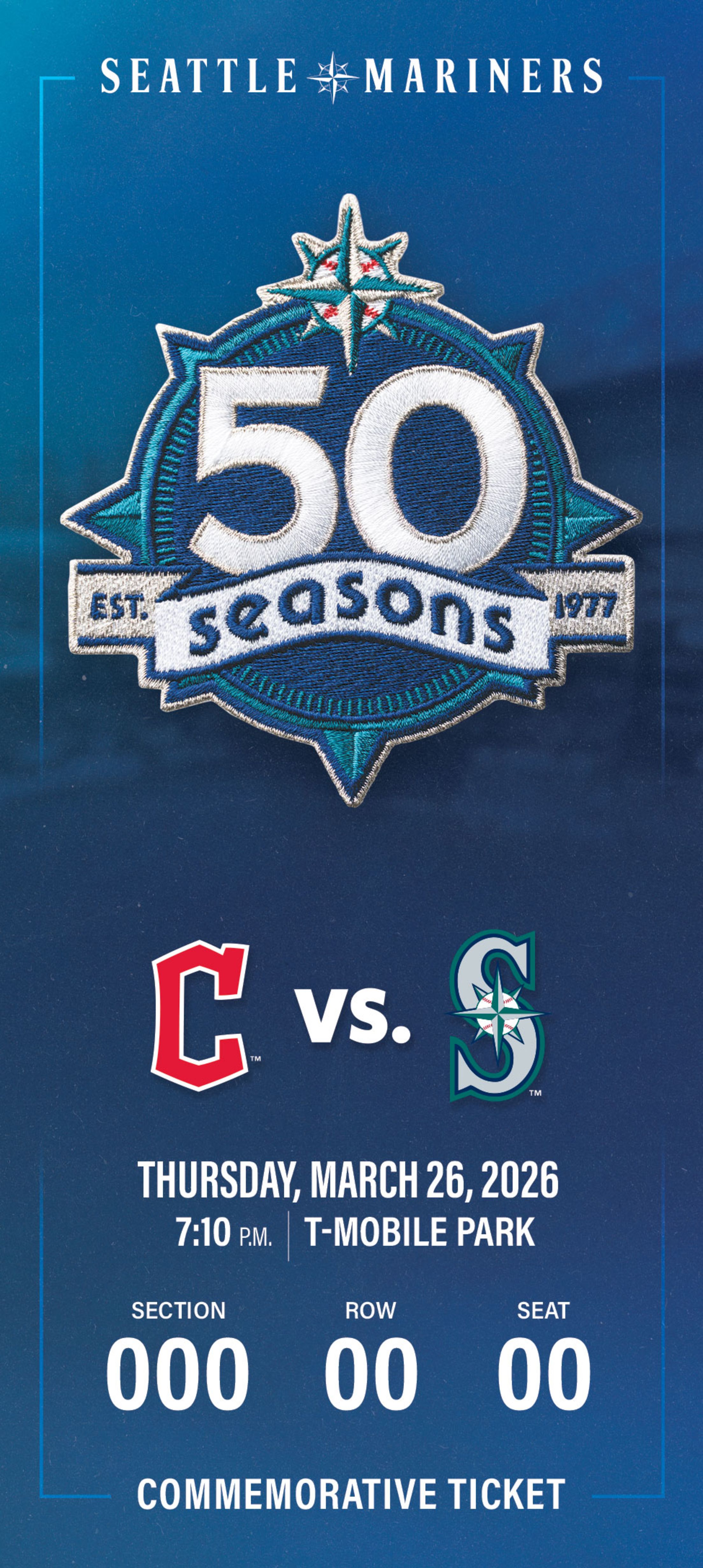Commemorative Ticket: 50 Seasons