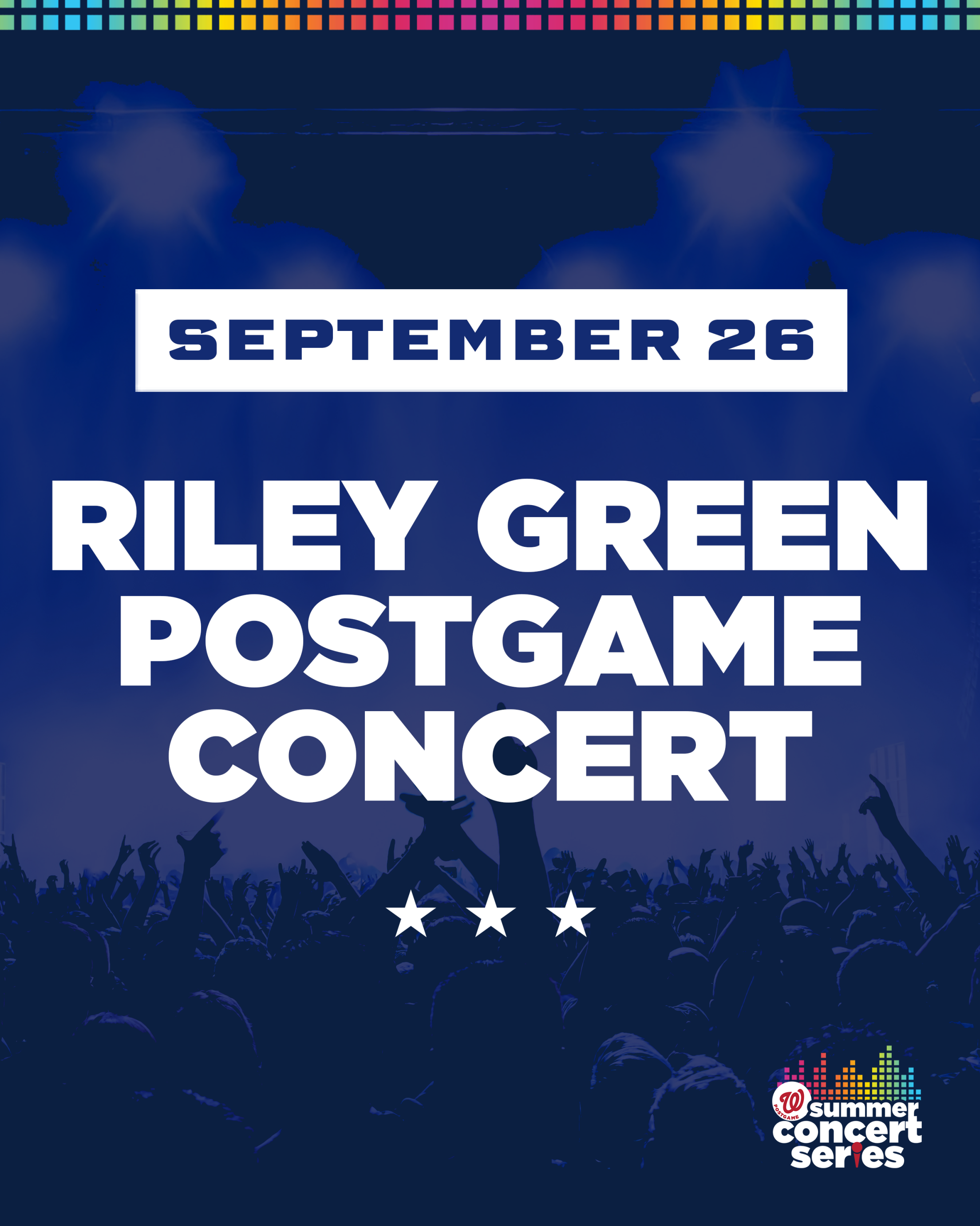 September 26 - Riley Green Postgame Concert