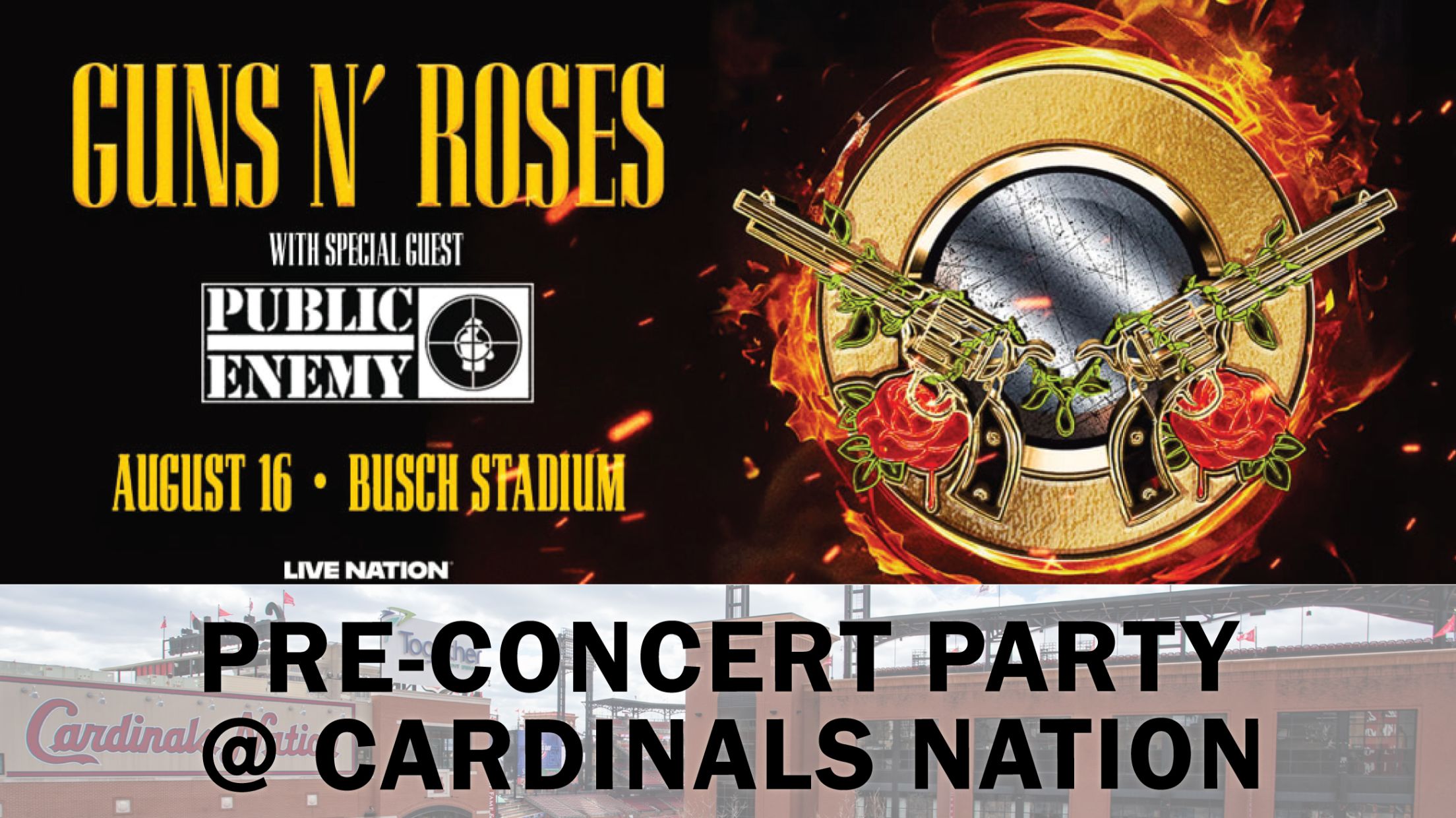 Guns N' Roses Pre-Concert Party
