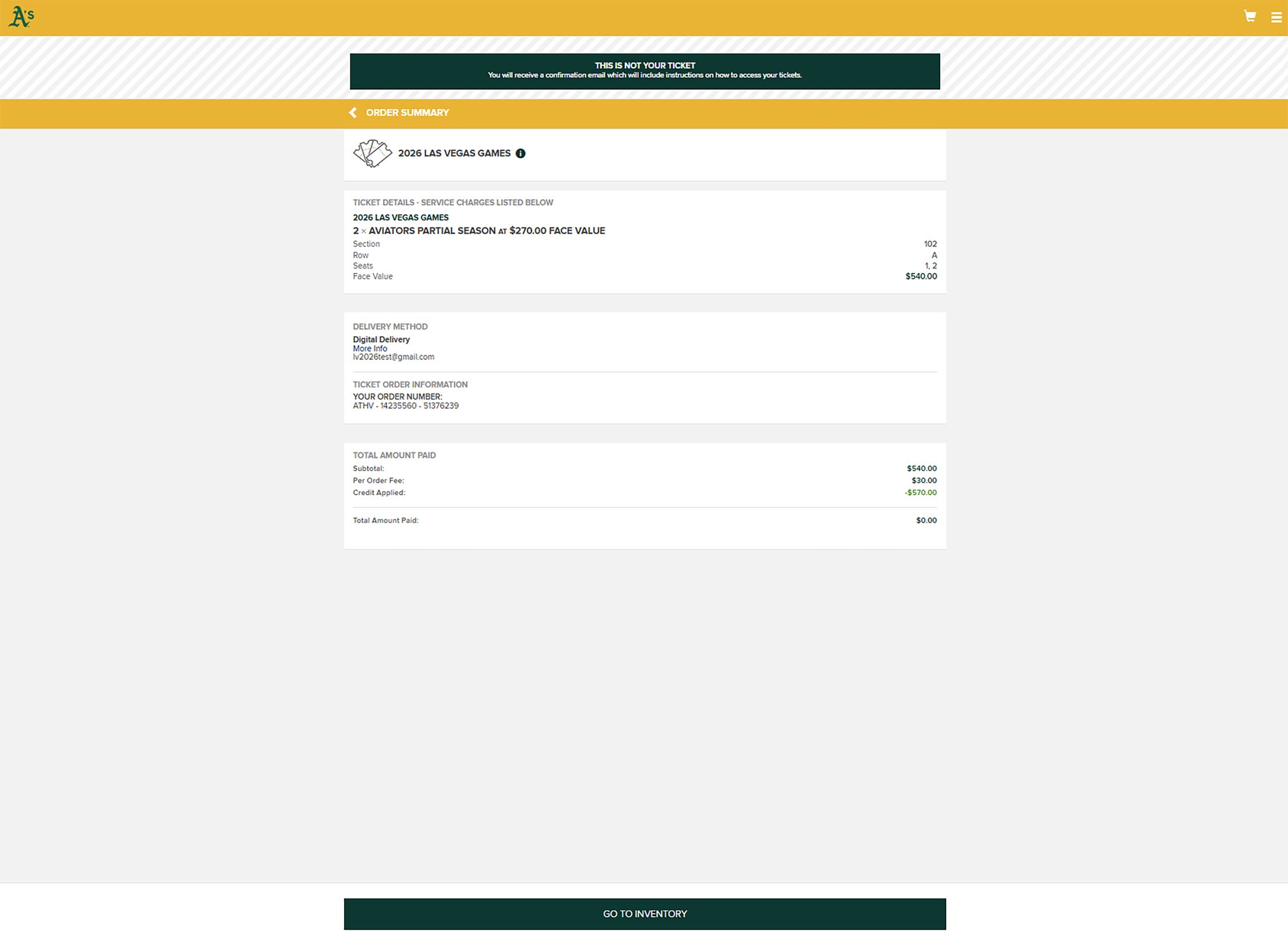 Once this info is filled out the necessary information, you can select “Place Order”.