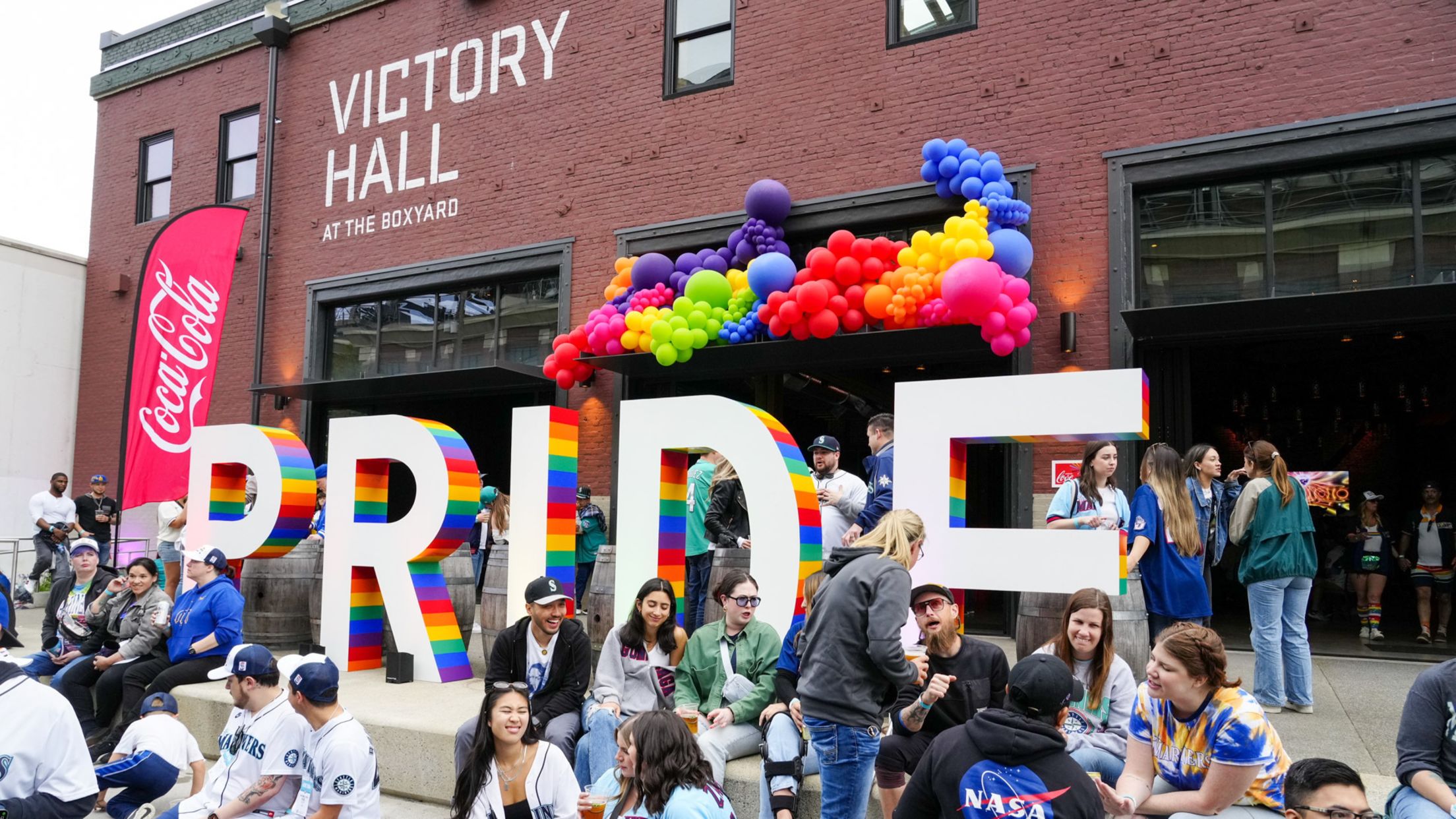 Image of Pride Party at Victory Hall.