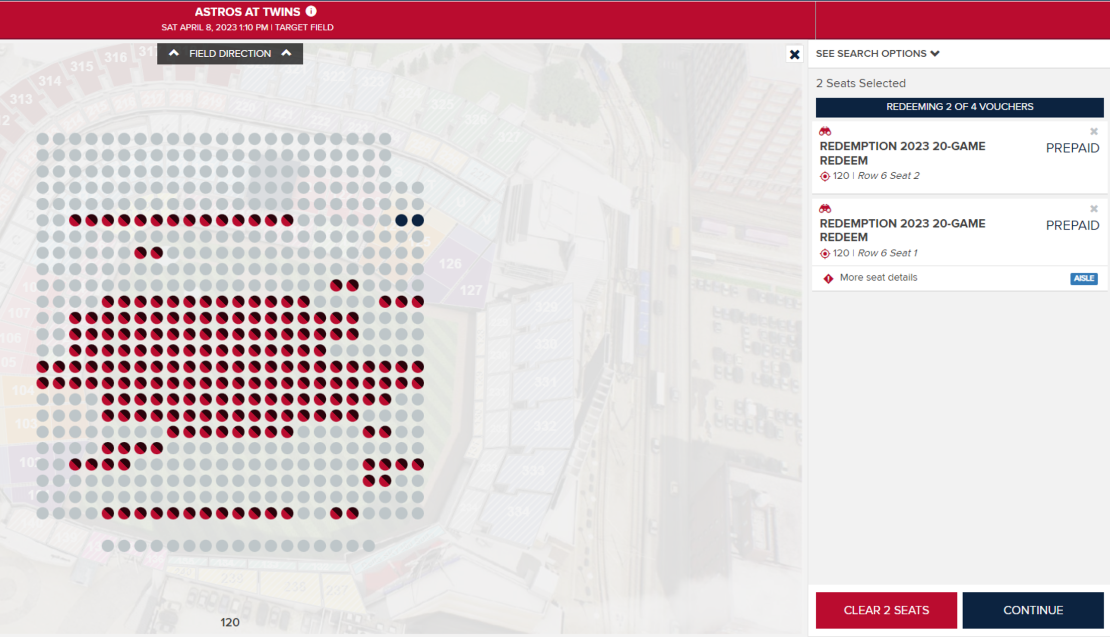 Flex Redemption: Desktop, Step 6