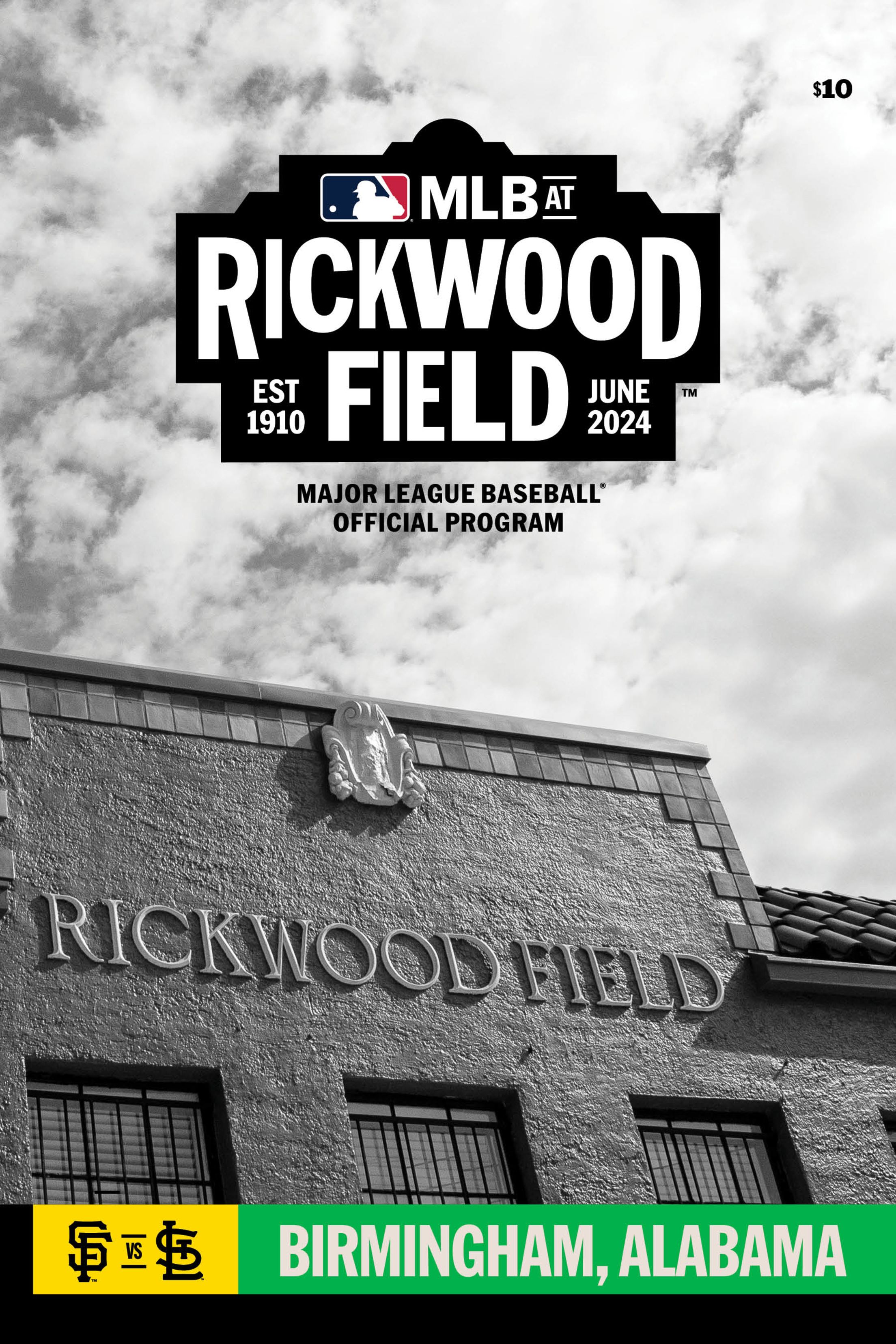 MLB at Rickwood Field 2024 Official Program