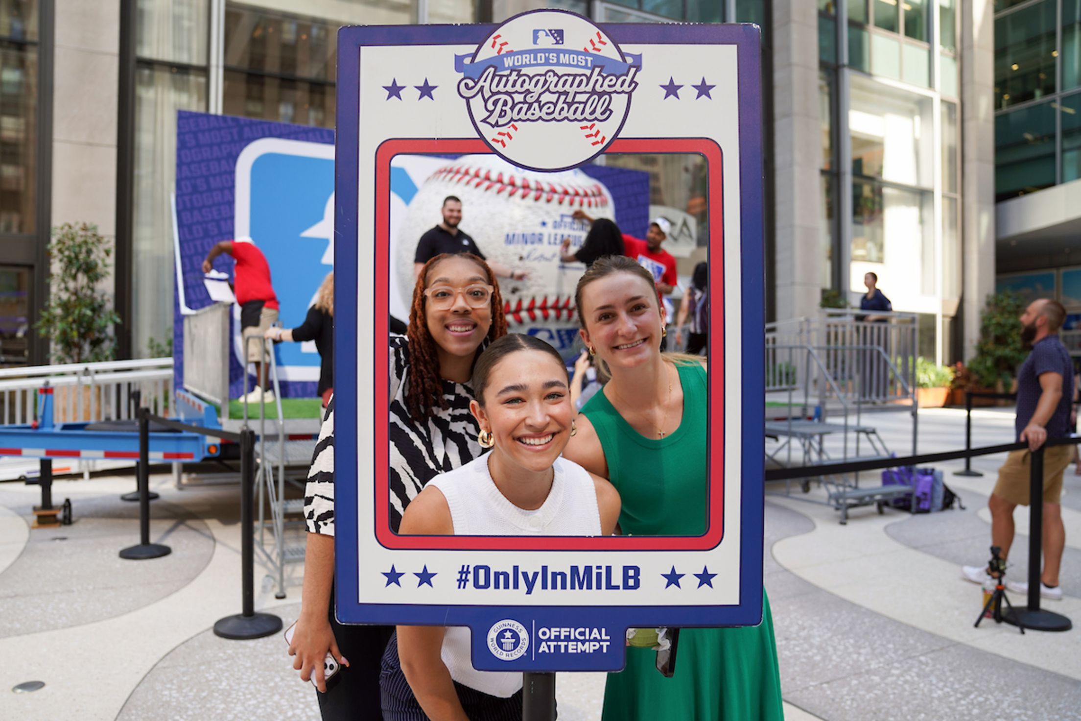 The World’s Most Autographed Baseball tour at MLB Headquarters on Tuesday, July 29, 2025 in New York, New York.