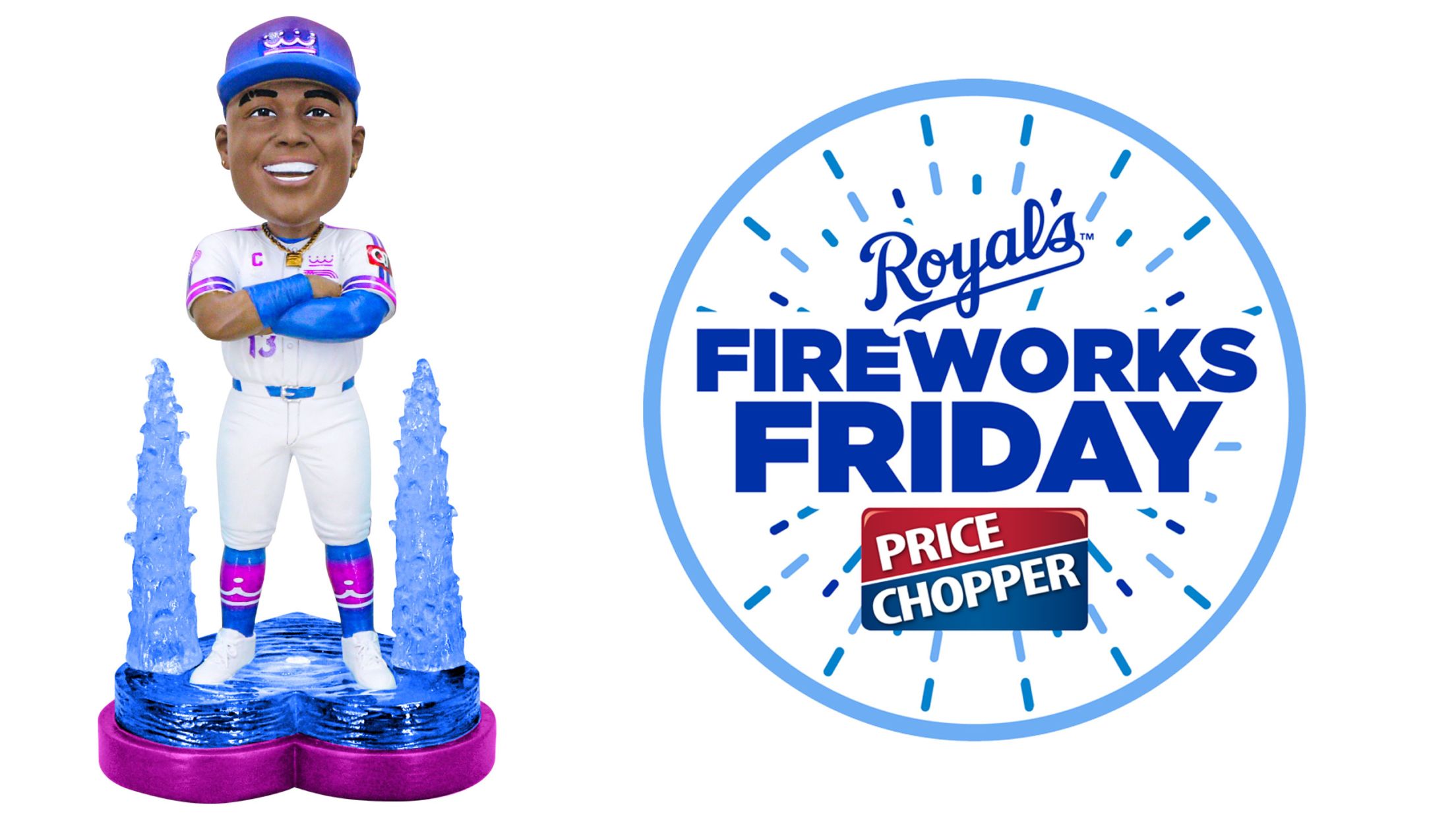 Salvador Perez City Connect Bobblehead Giveaway & Fireworks Friday