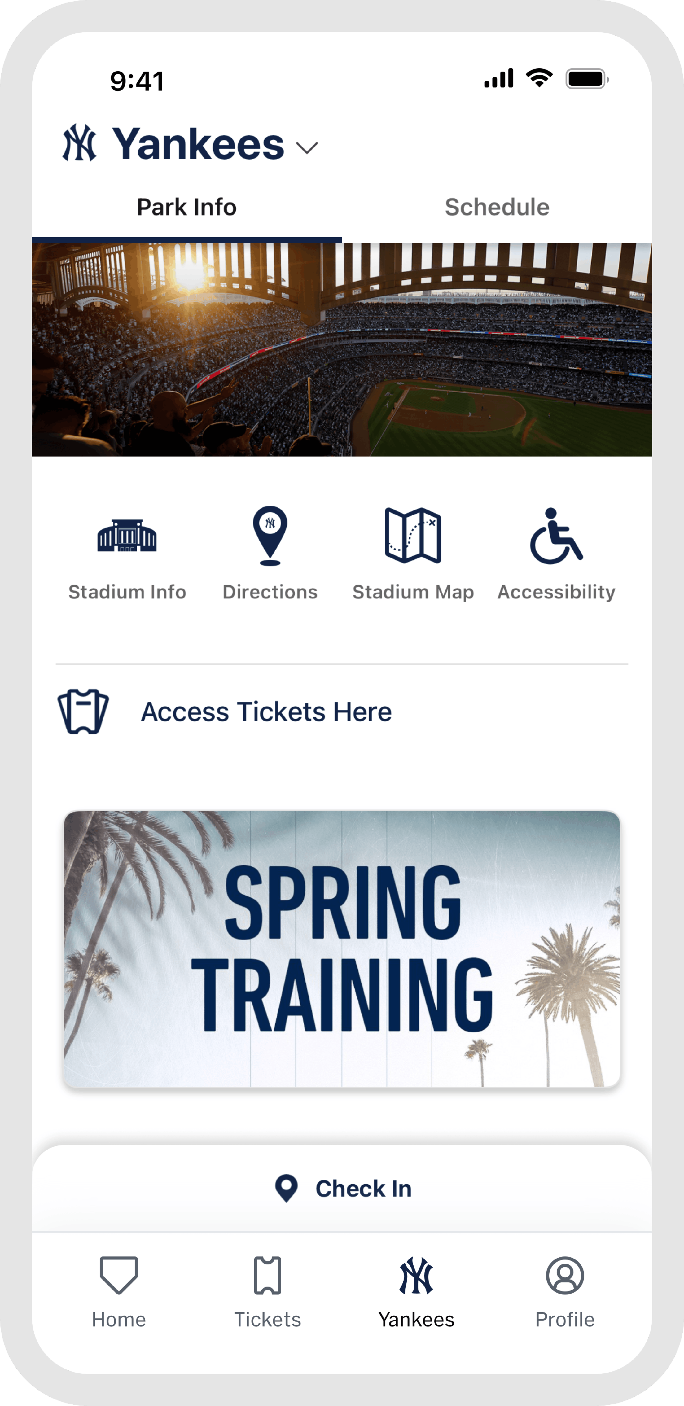 MLB Ballpark App