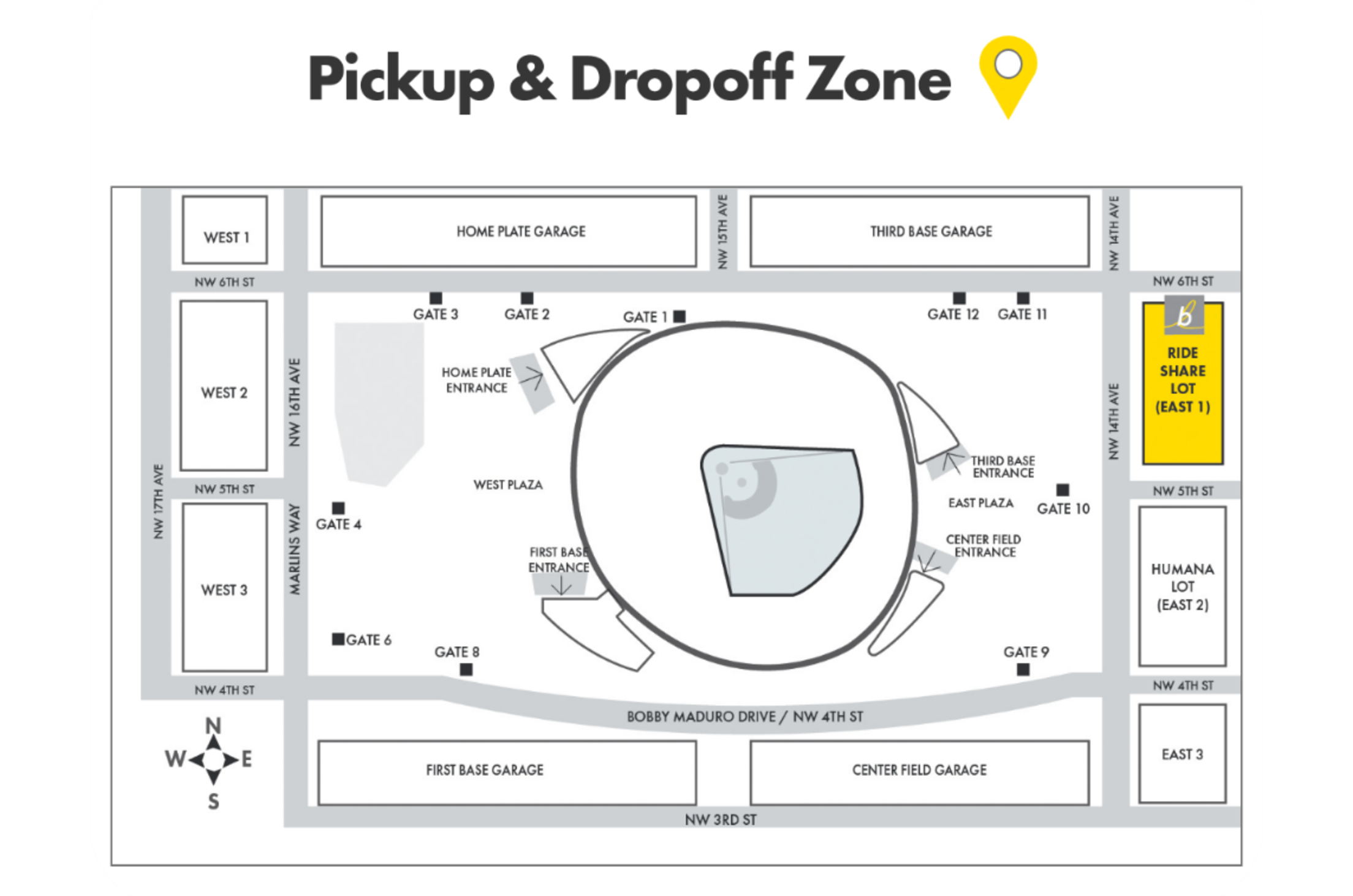 Brightline Shuttle Map