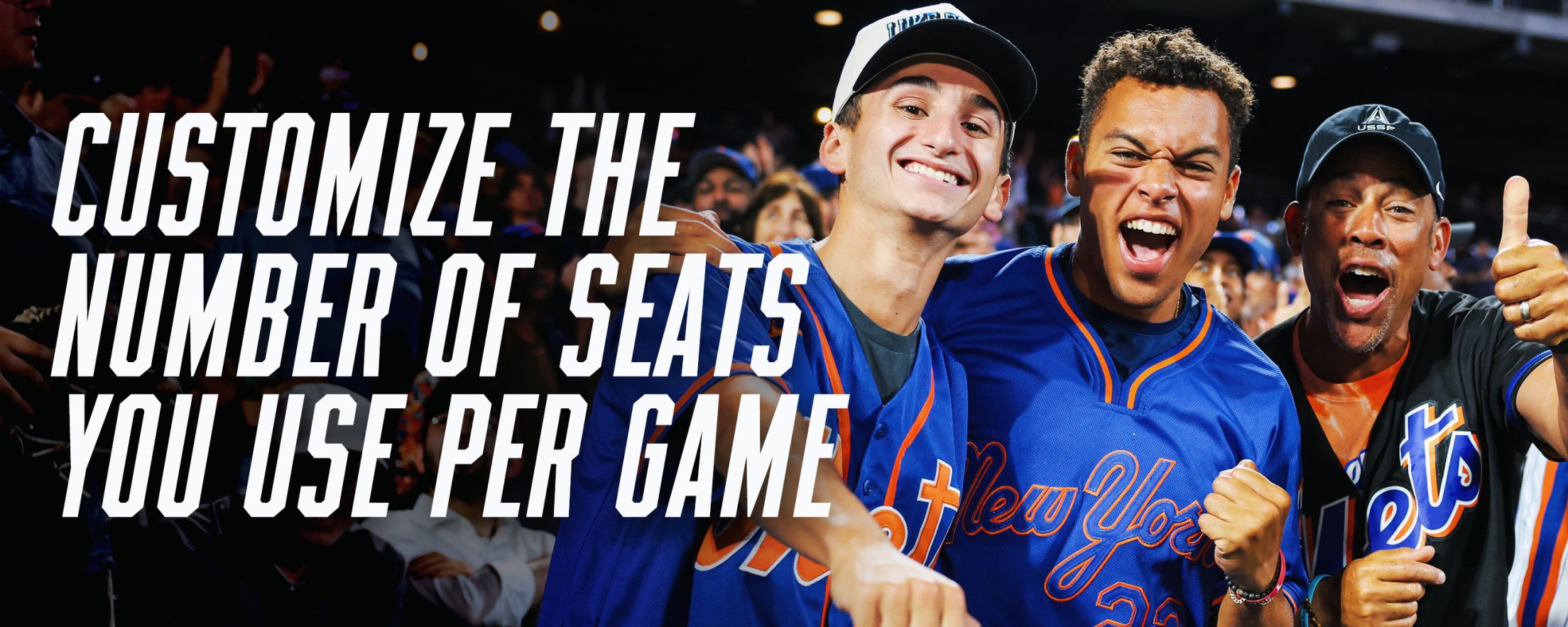 Customize the number of seats you use per game
