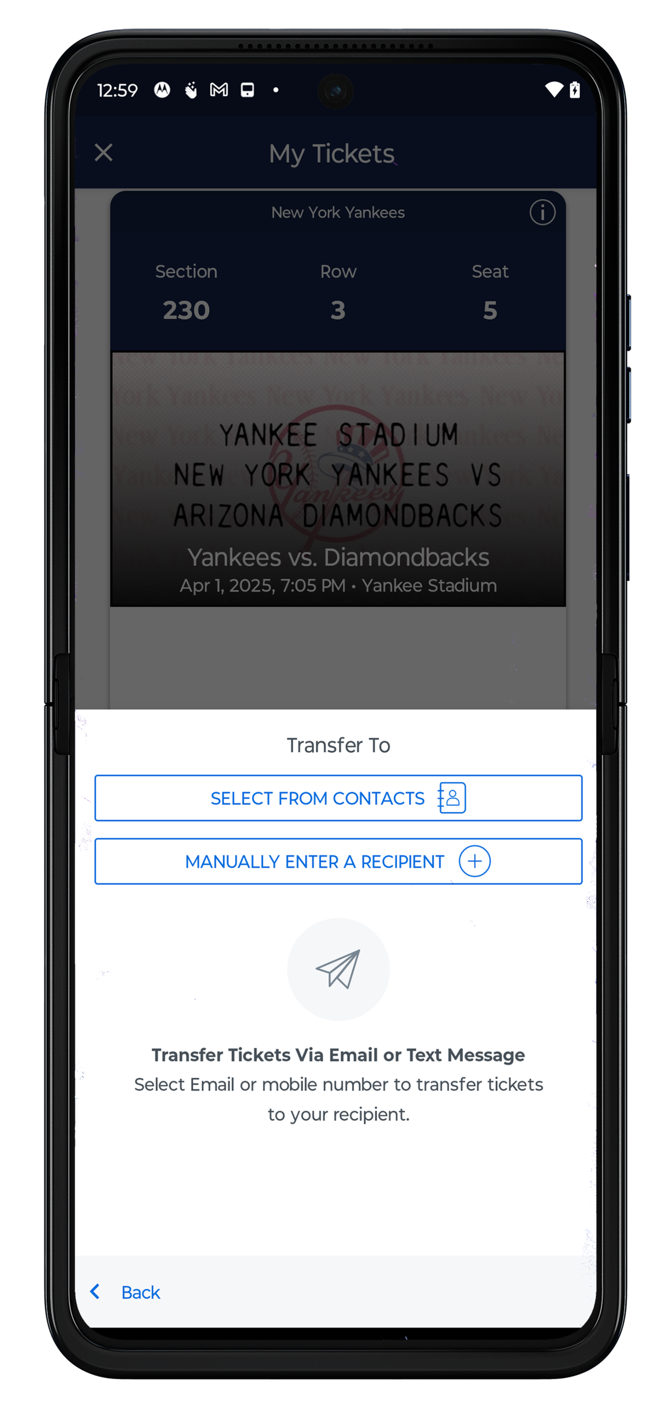 Forward Tickets - Step 3