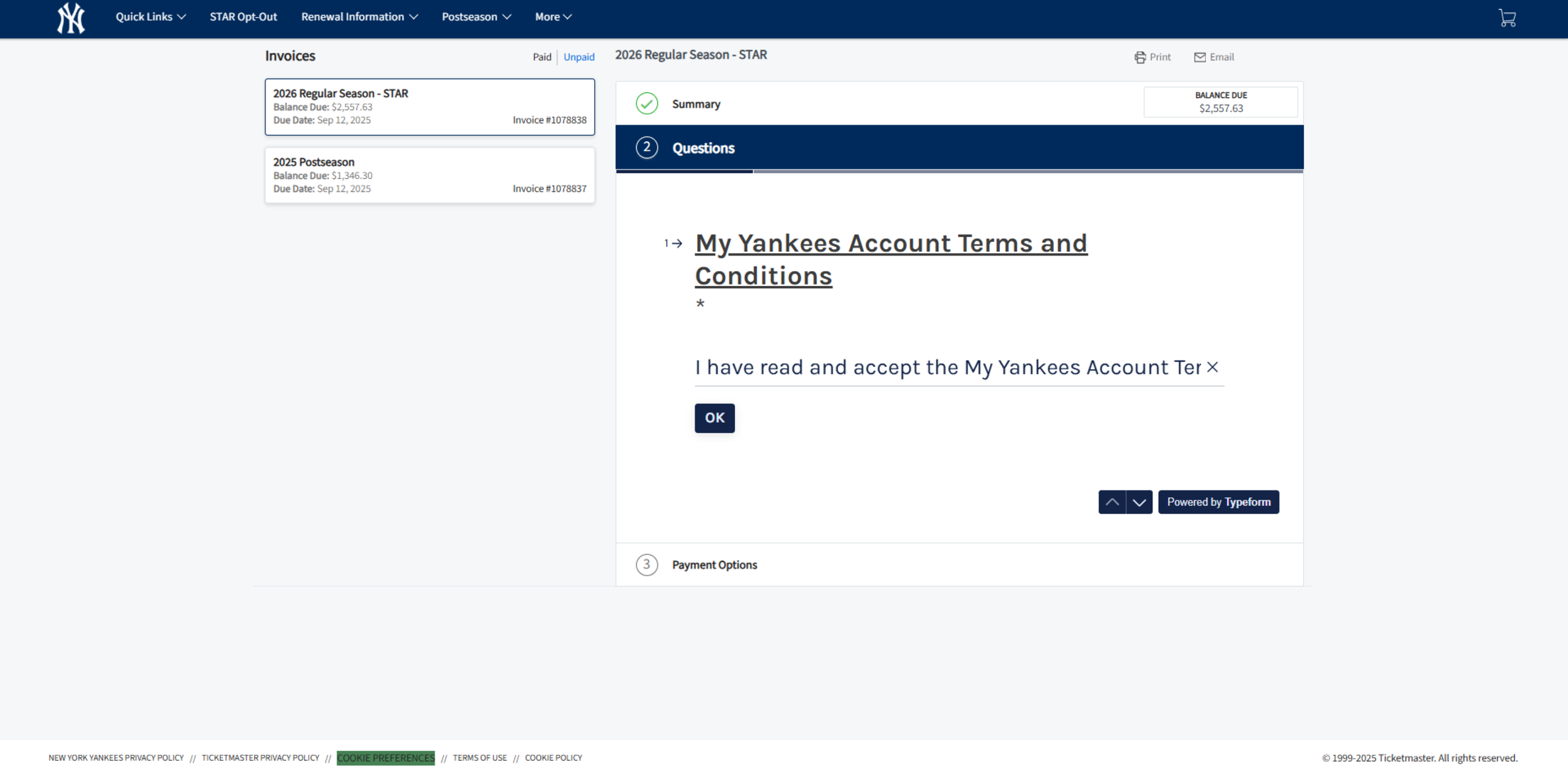 View/Renew Your Invoice(s)