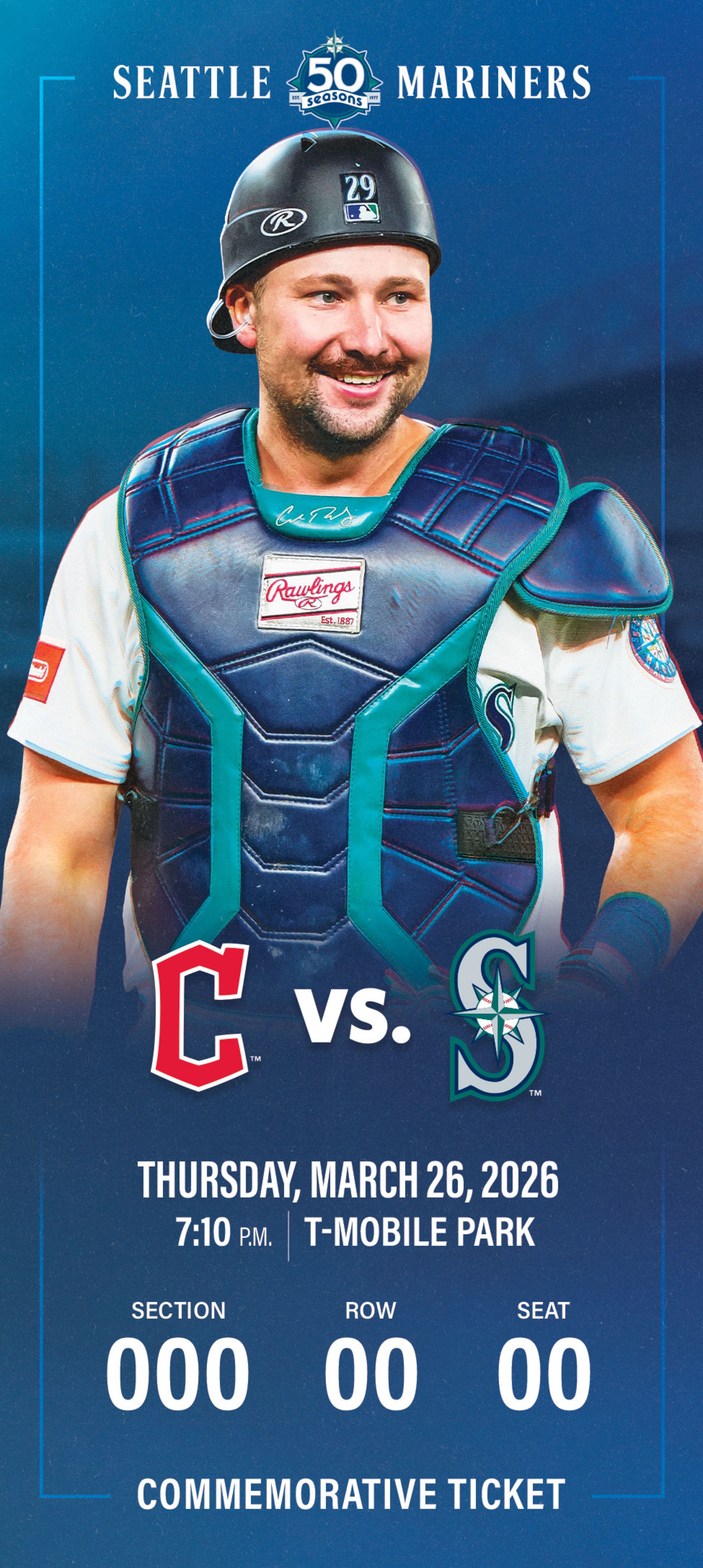 Commemorative Ticket: Cal Raleigh