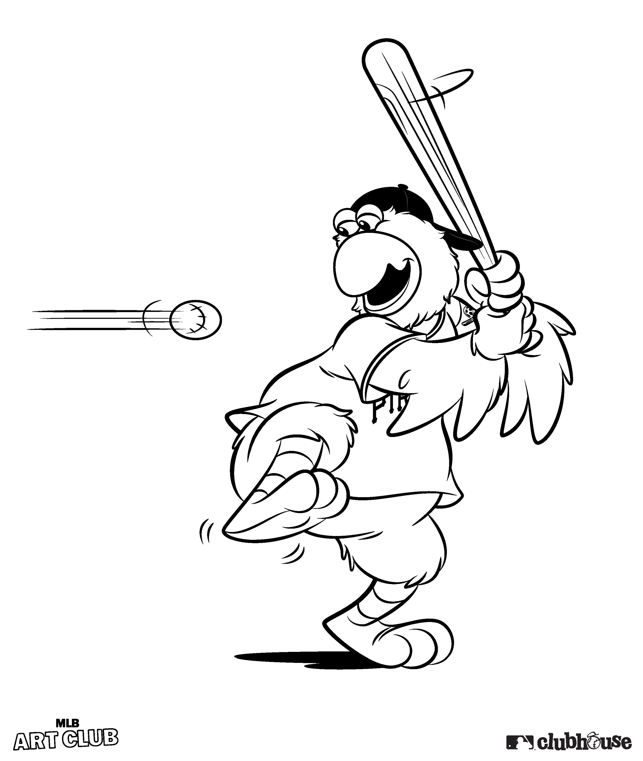 Parrot - Coloring Sheet 3