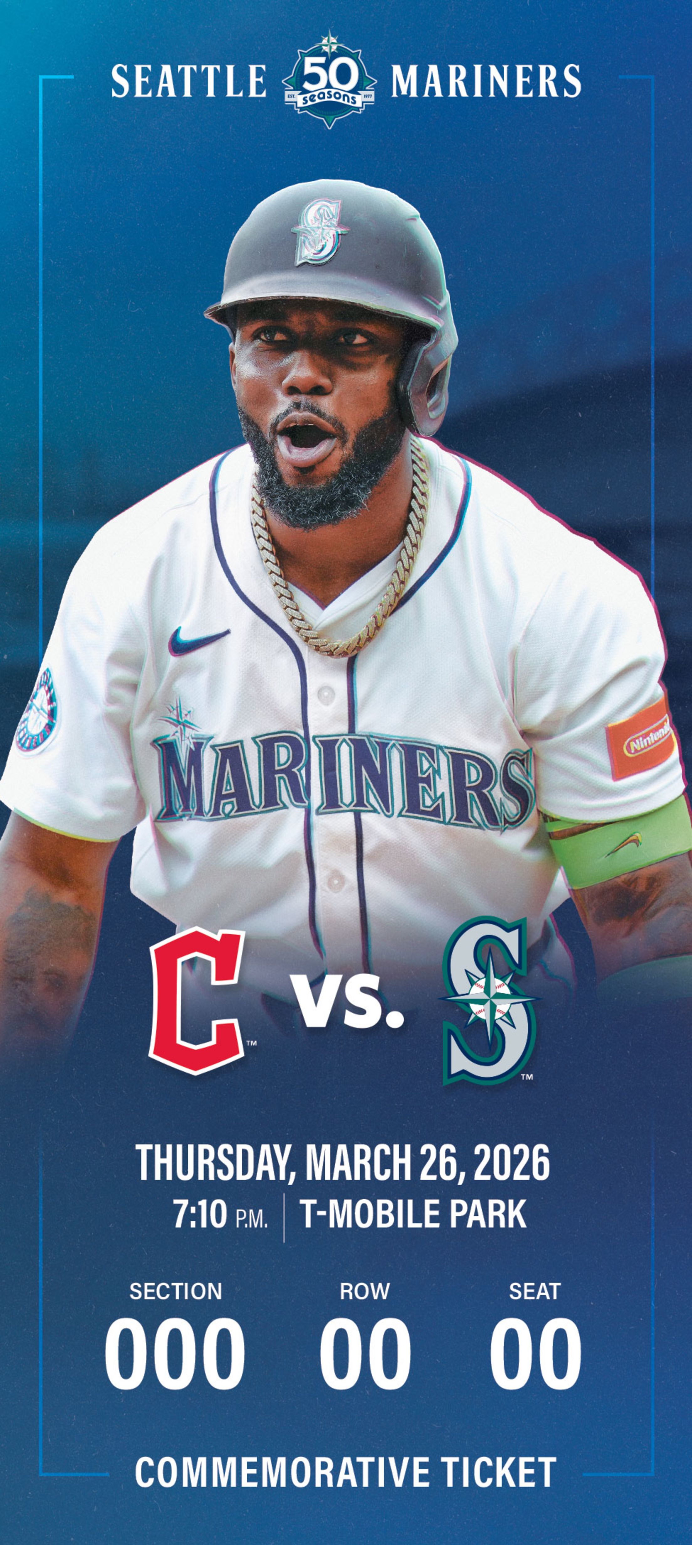 Commemorative Ticket: Randy Arozarena