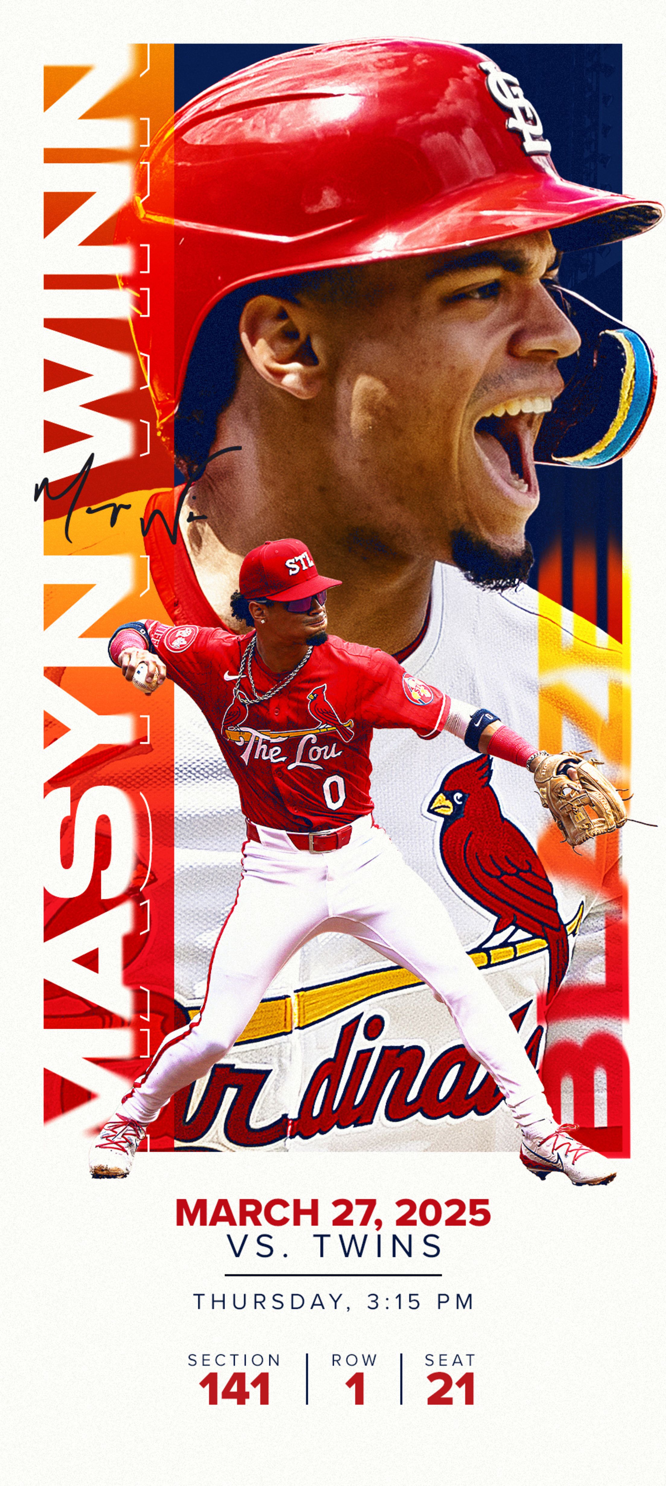 2025 Commemorative Ticket Masyn Winn