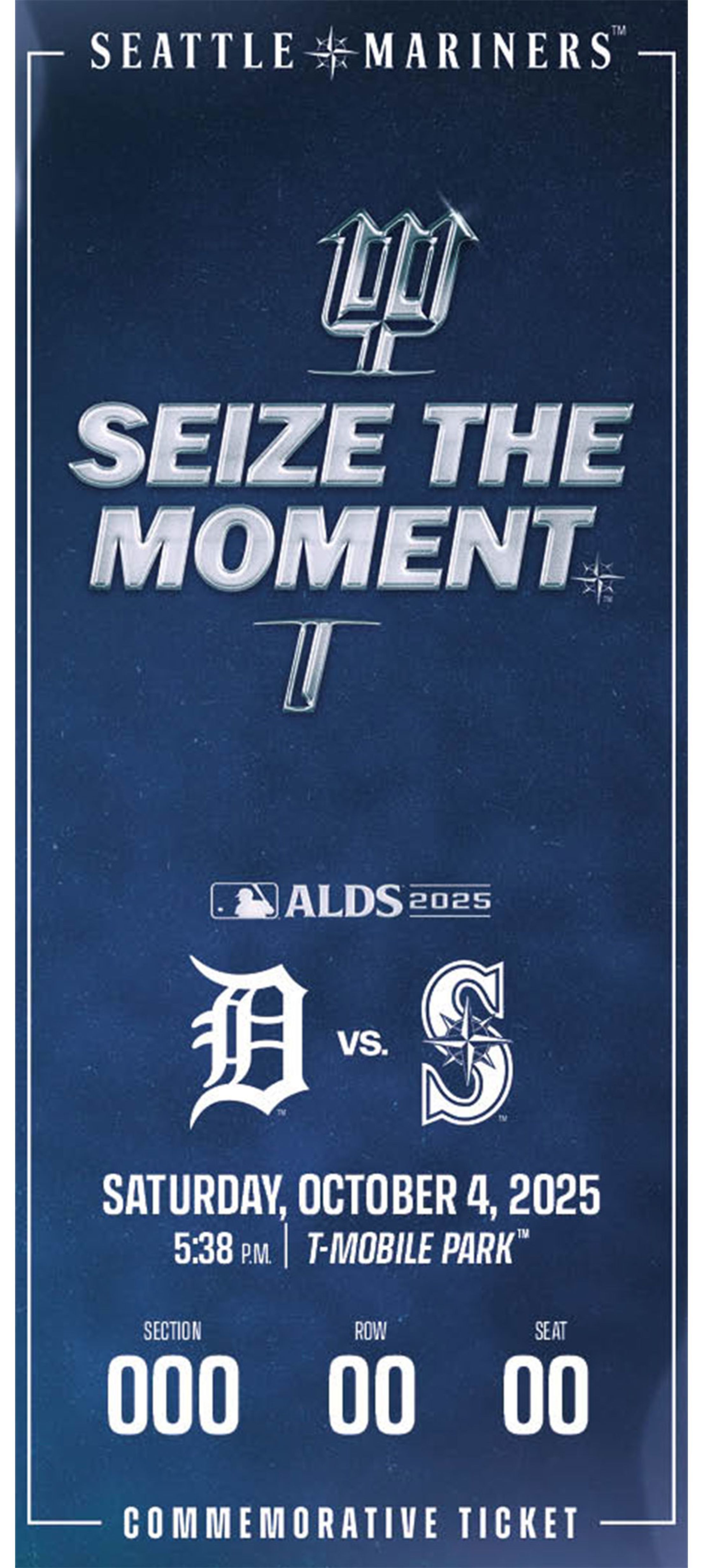 Commemorative Ticket: ALDS 2025 Seize The Moment