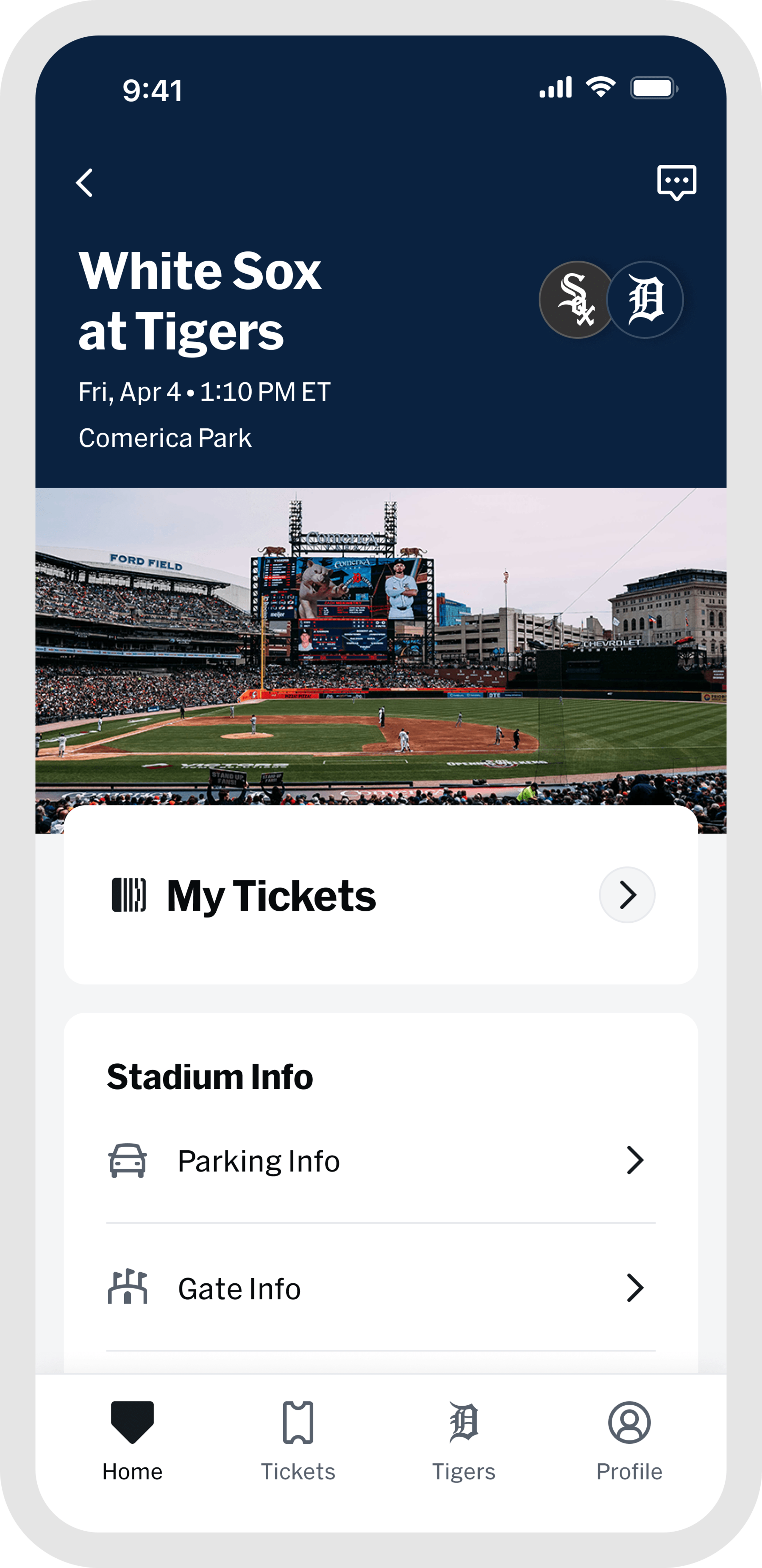 At the Game - Event Hub