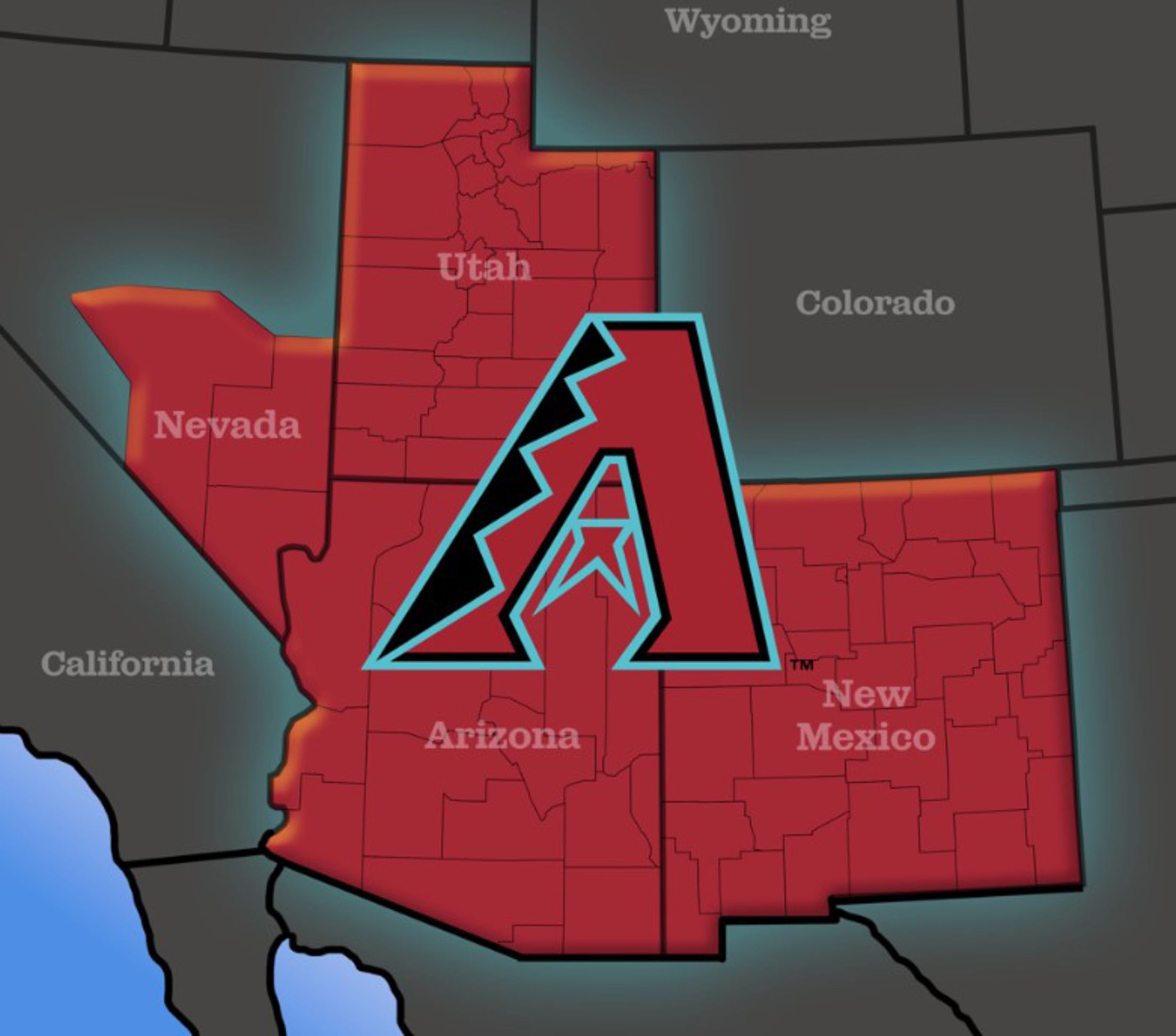 DBACKS.TV Territory Map