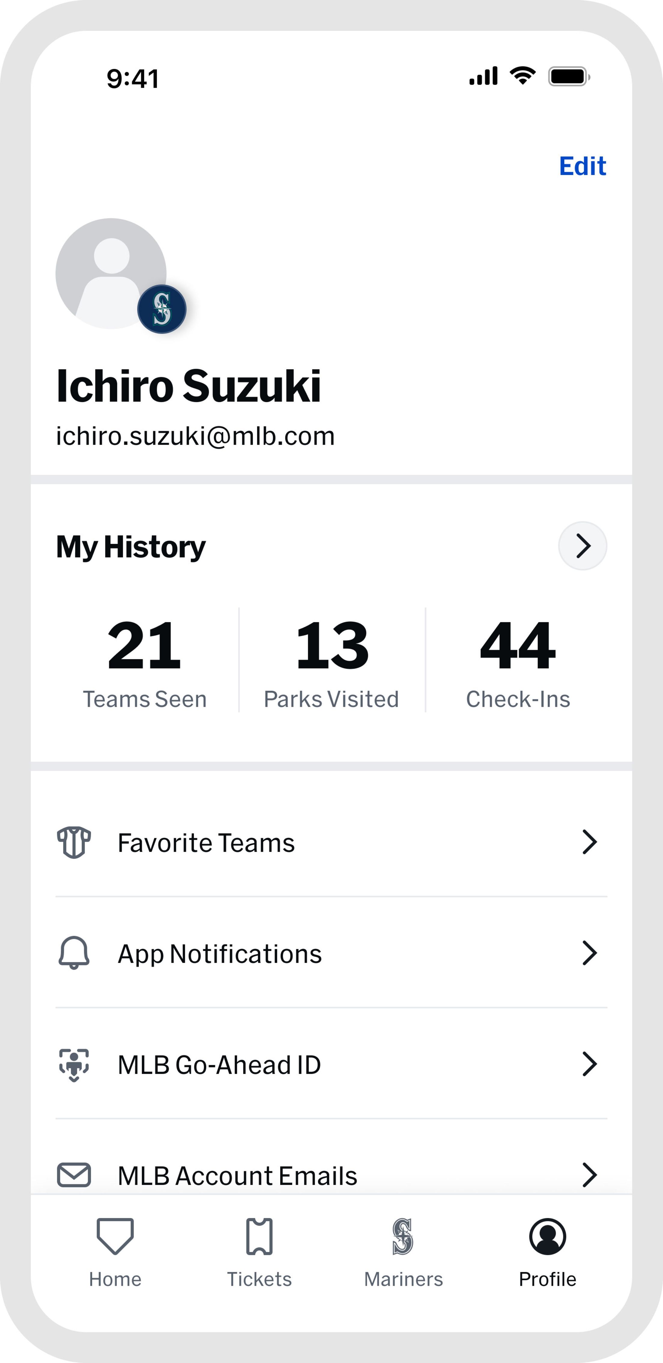 Image of Ballpark app Ticket Access