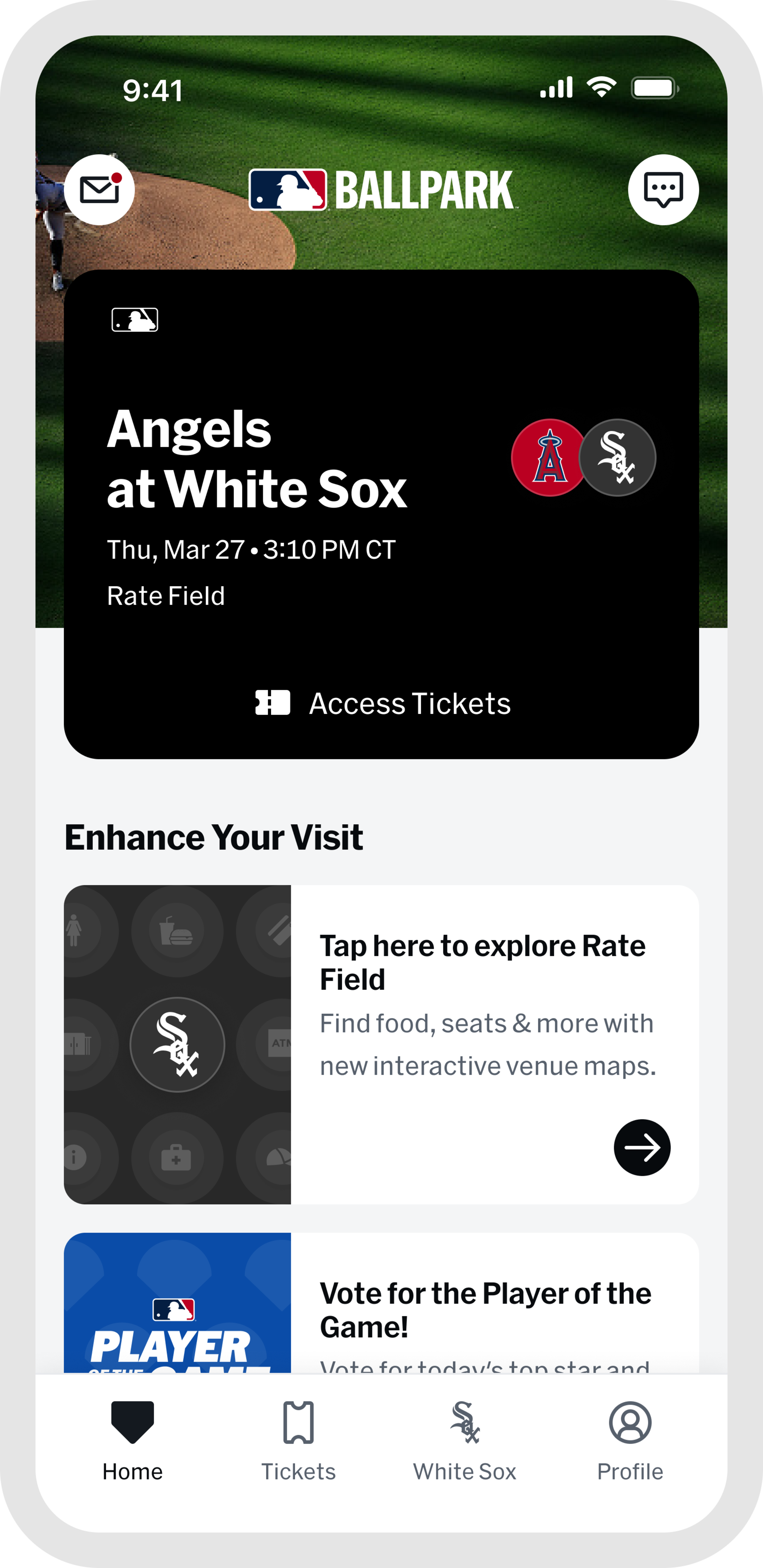 MLB Ballpark app