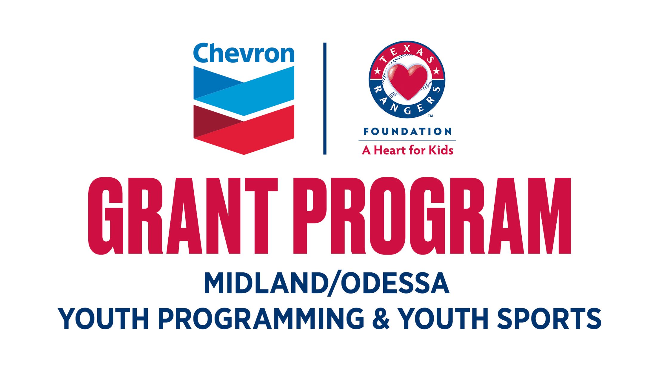 Chevron X Texas Ranger Baseball Foundation Grant Program