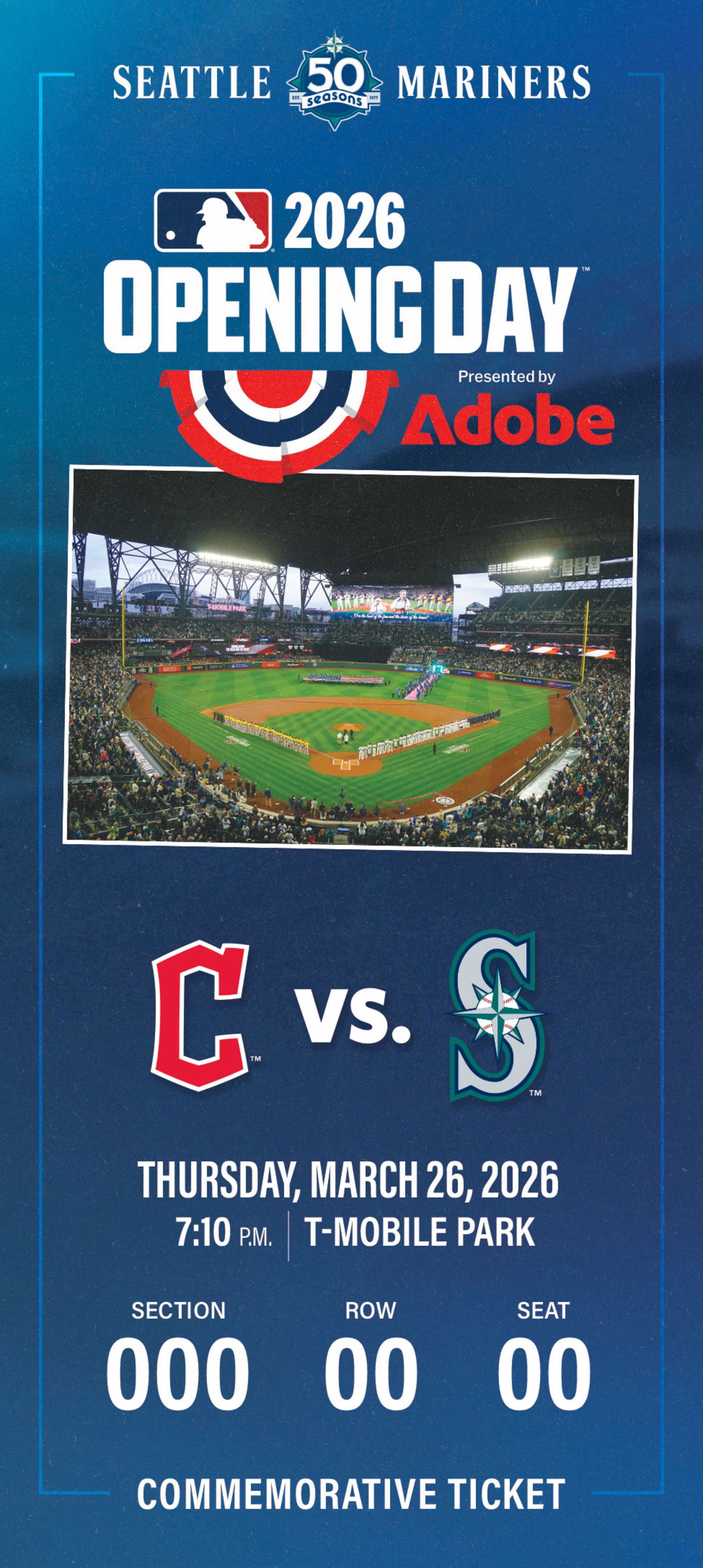 Commemorative Ticket: Opening Day 2026