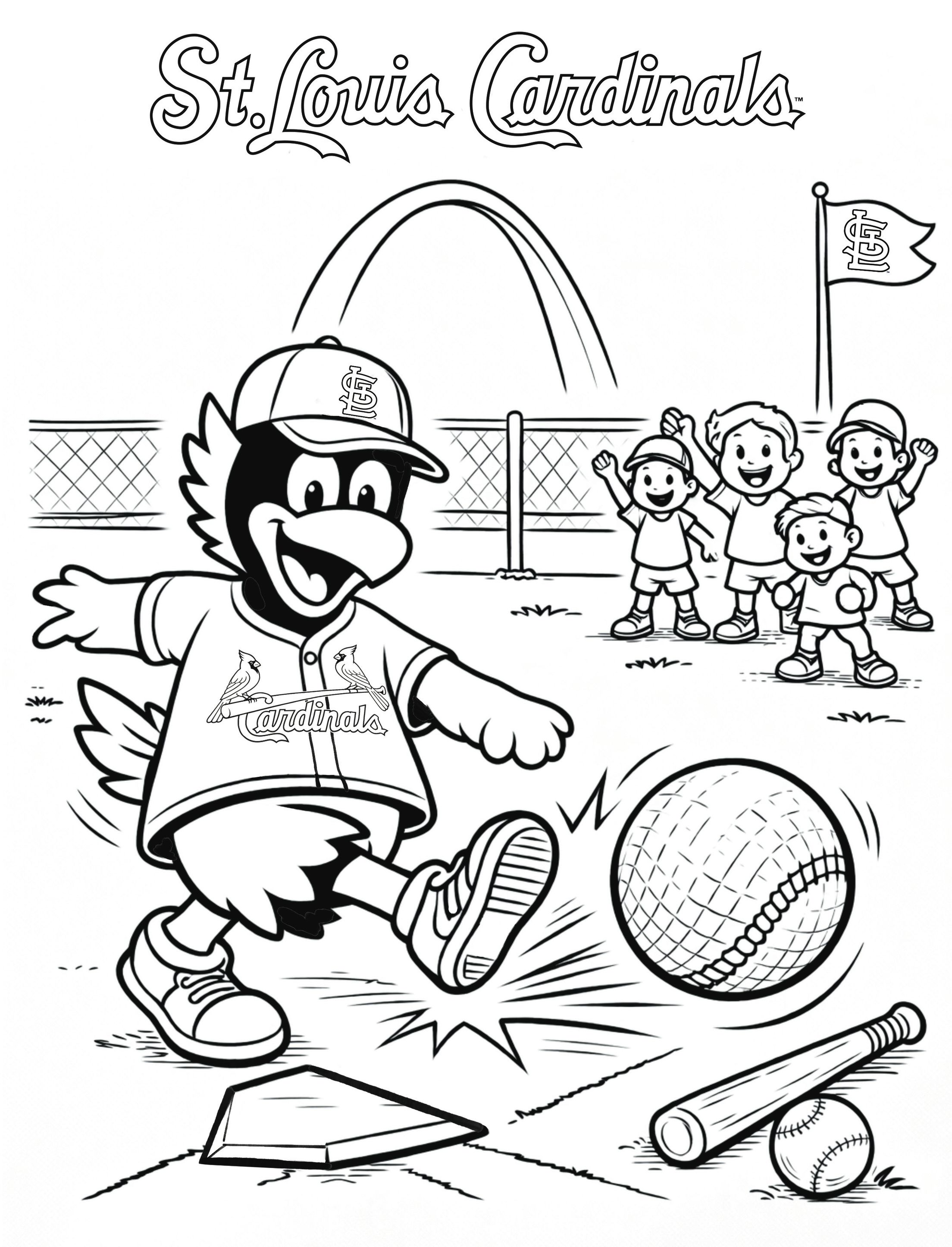 June Coloring Page