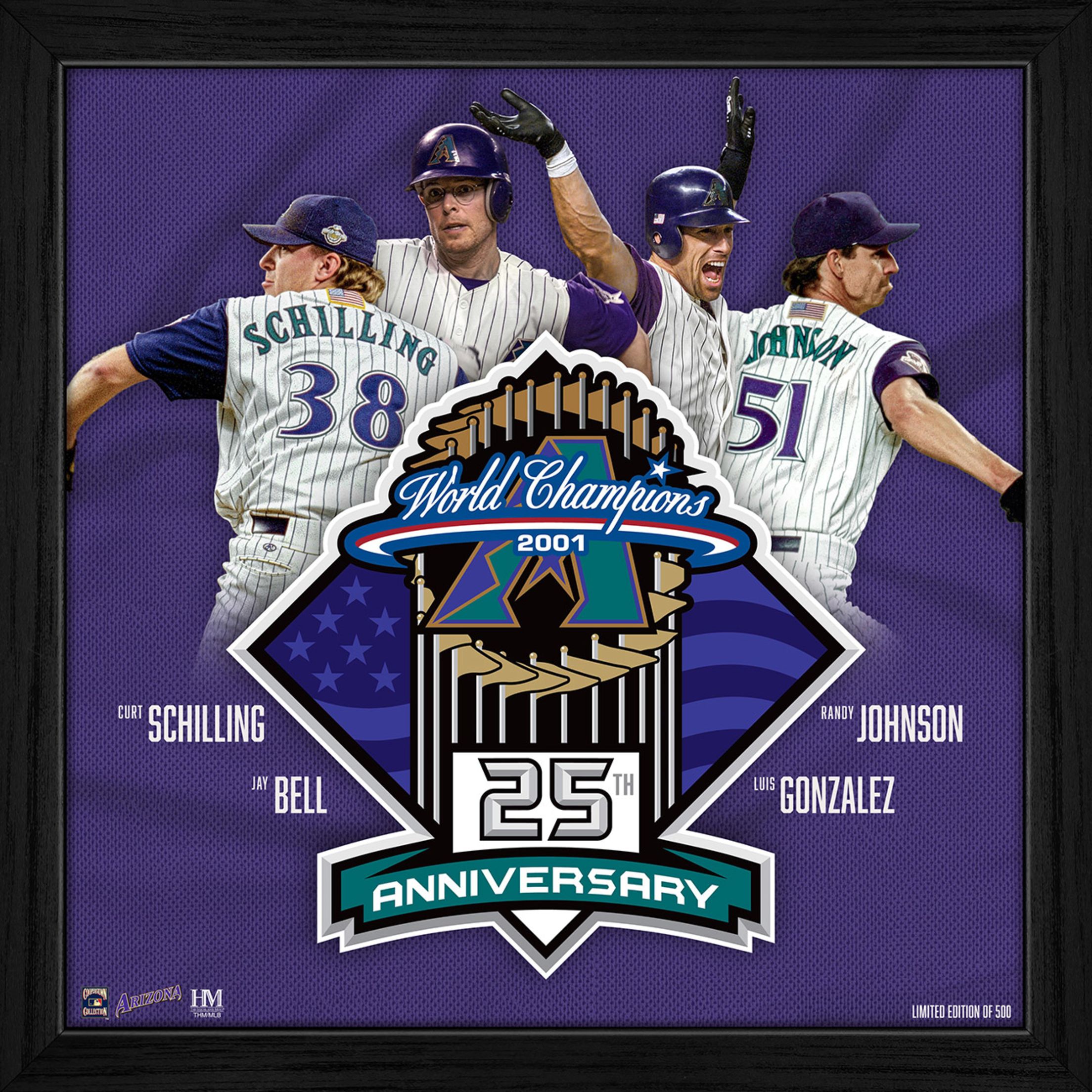 The Collector's Edition features the commemorative artwork and celebrates the legends of the 2001 World Series Championship.