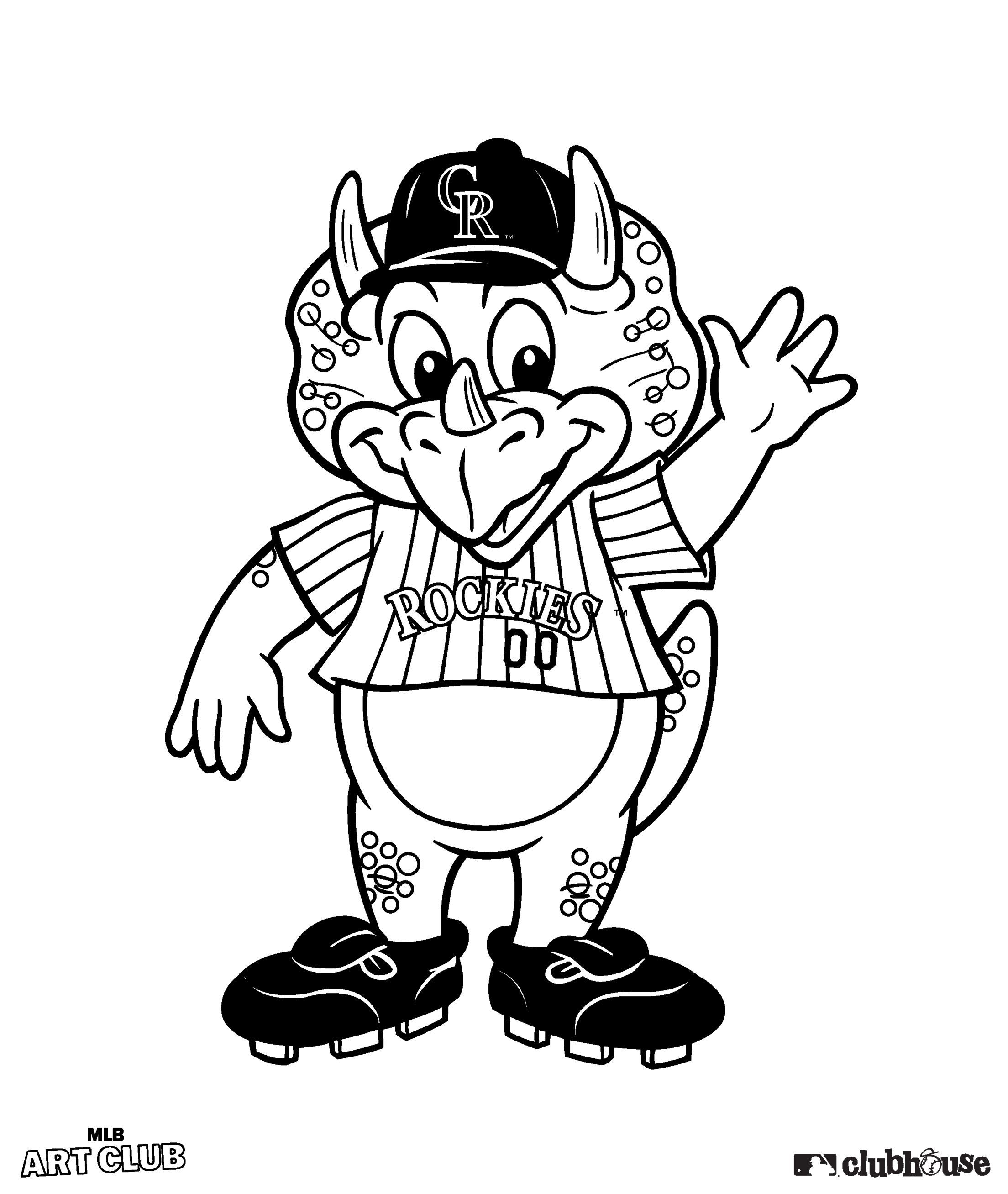 Dinger - Coloring Sheet 2
