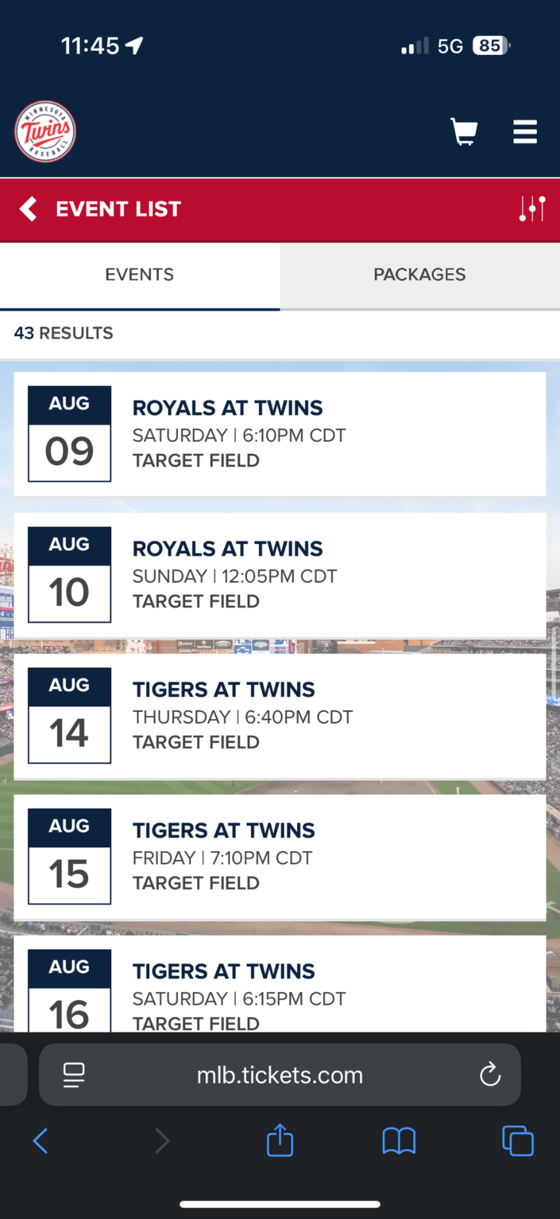 Mobile Ticket Exchange Step 6