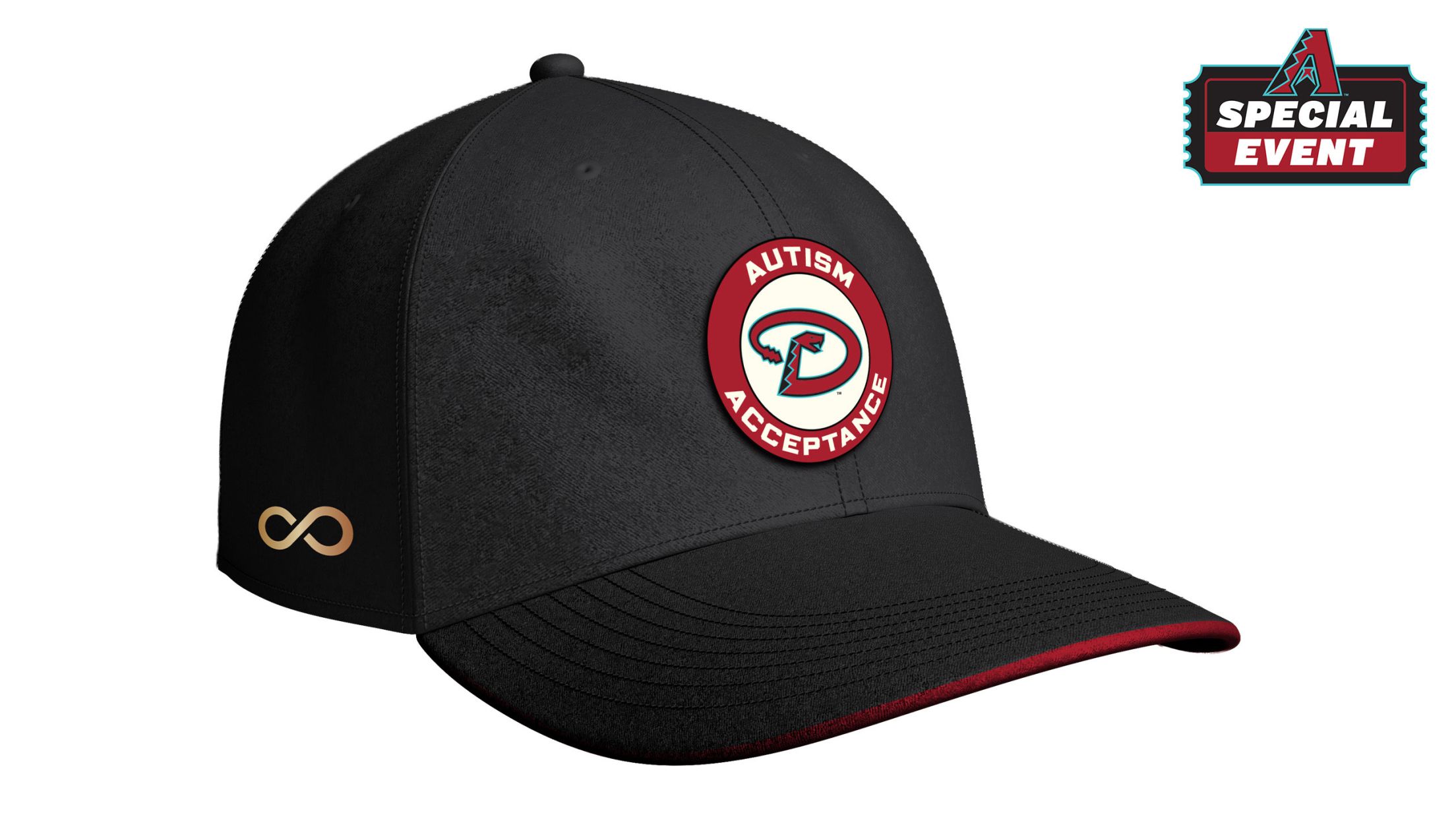 D-backs Autism Acceptance hat