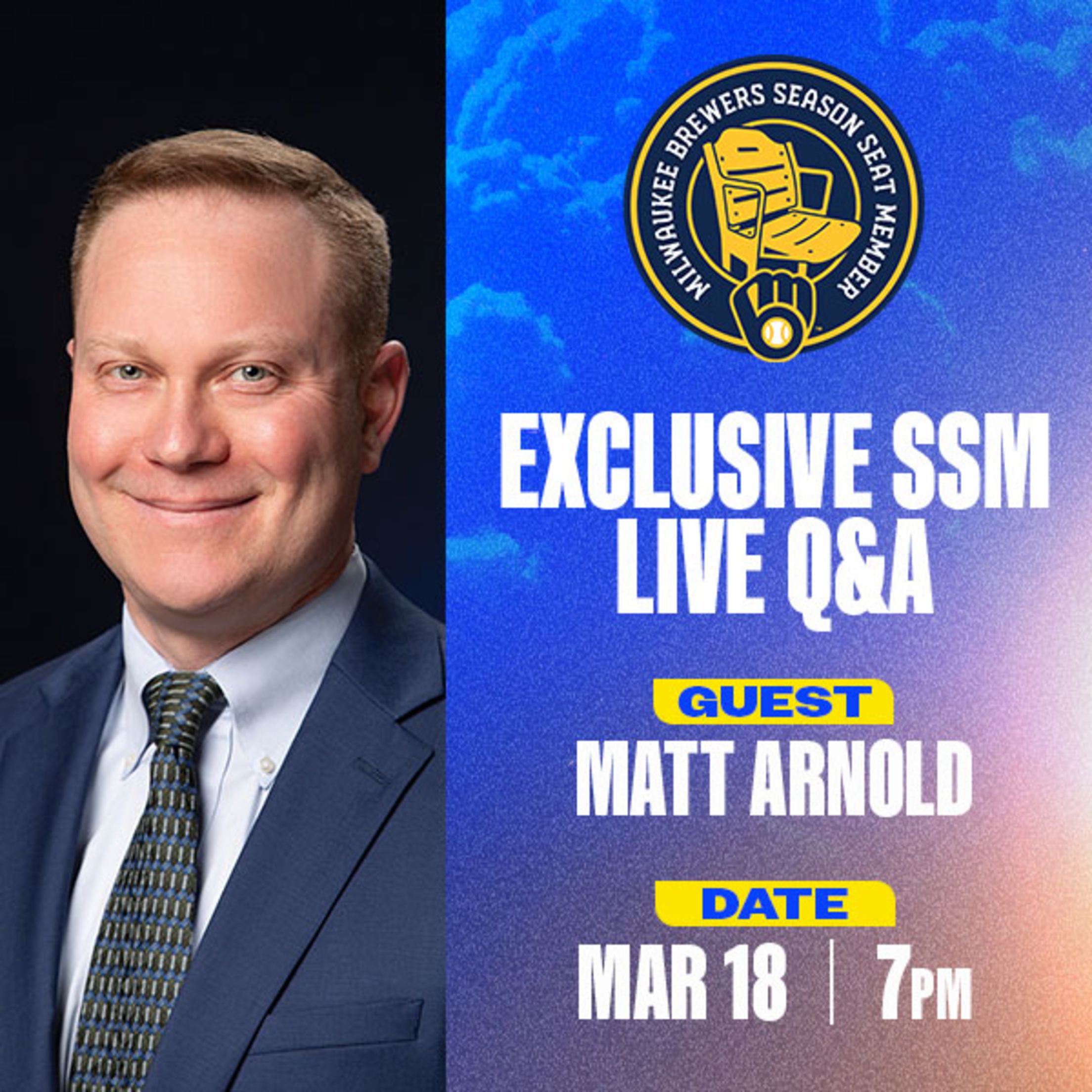 Exclusive SSM Live Q&A Guest Matt Arnold Date Mar 18 7PM
