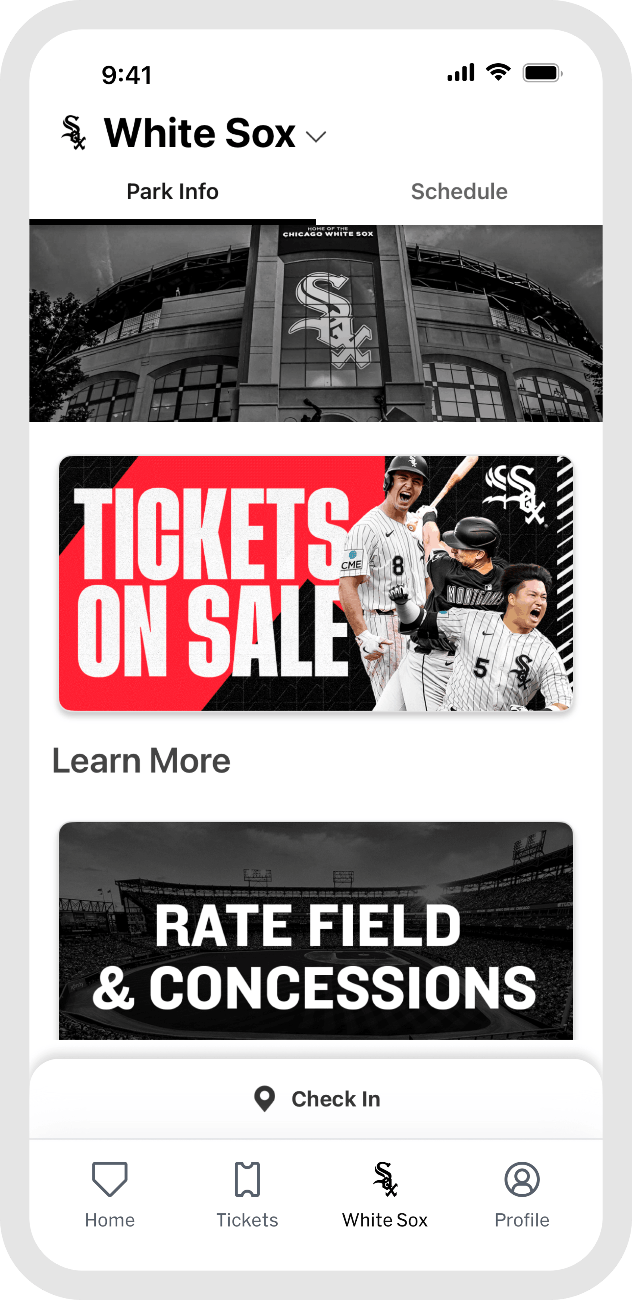 MLB Ballpark app