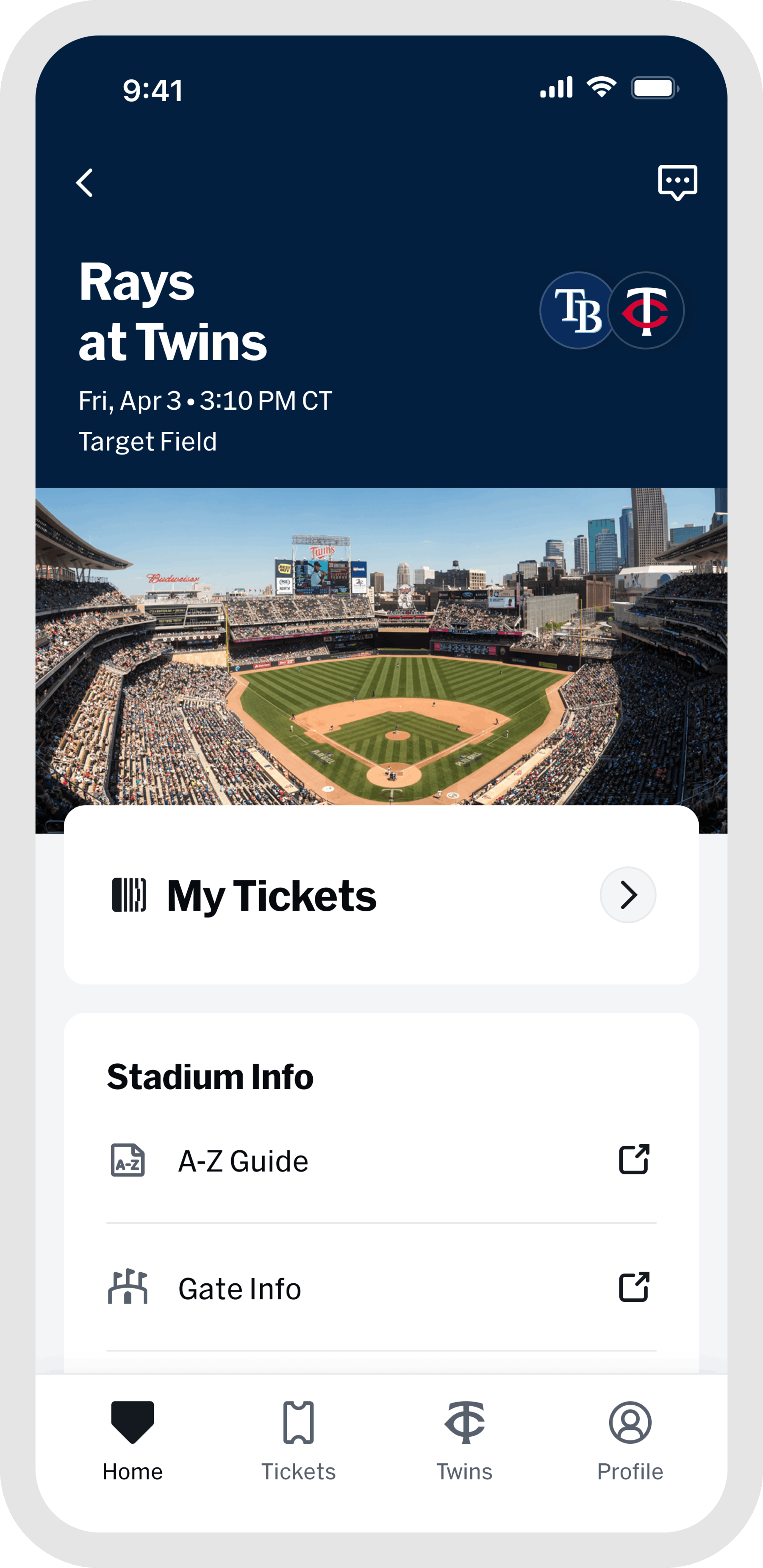 At the Game - Event Hub