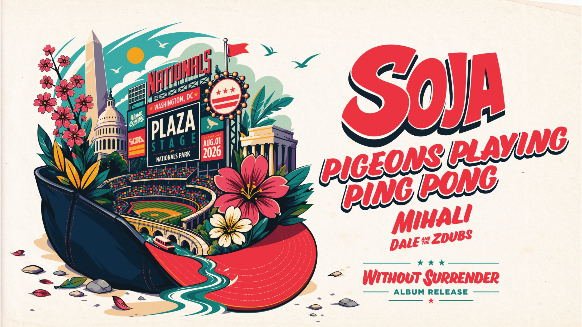 SOJA Pigeons Playing Ping Pong - Mihali Dale and the ZDubs