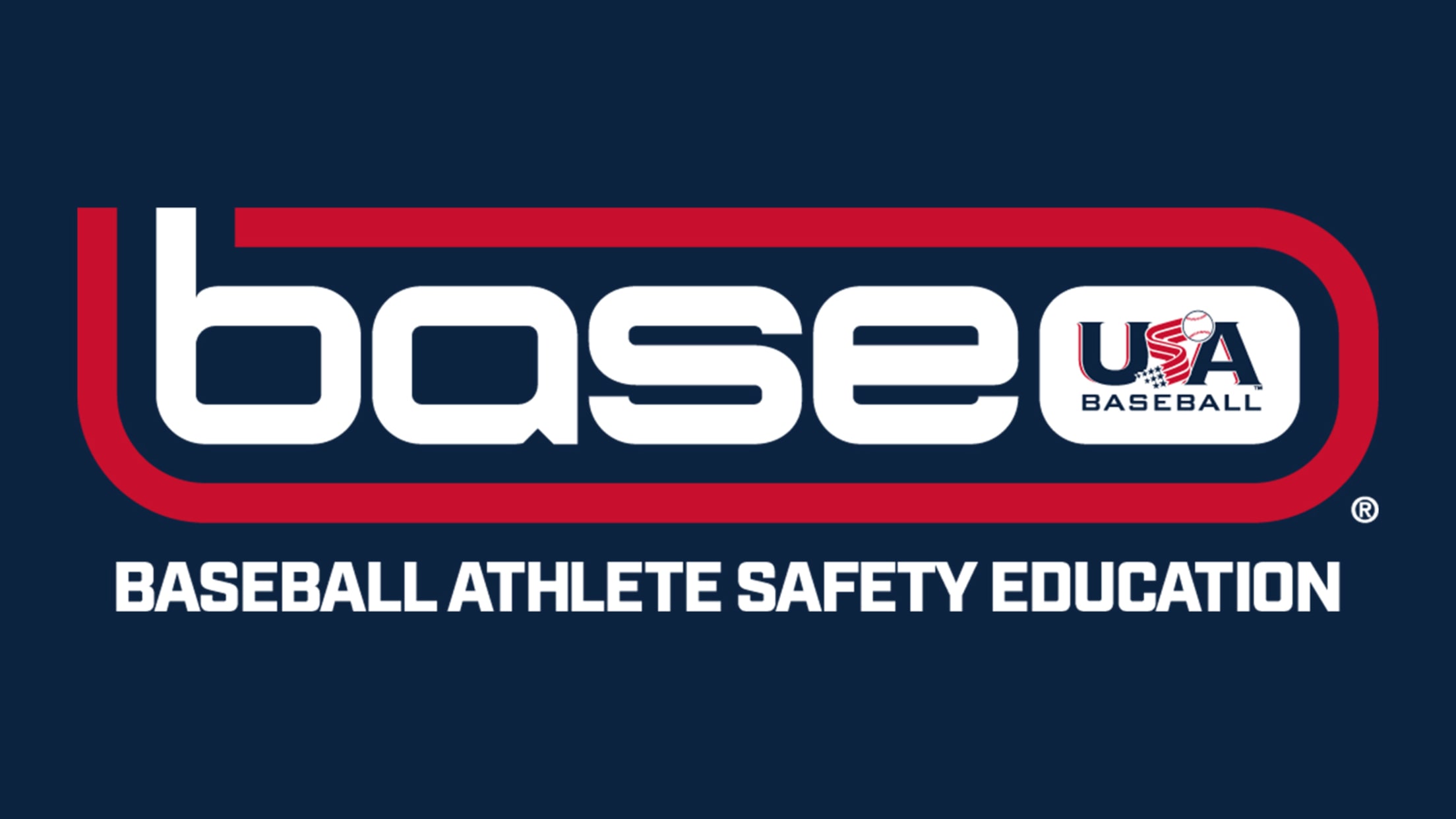 USA Baseball base logo: Baseball Athlete Safety Education