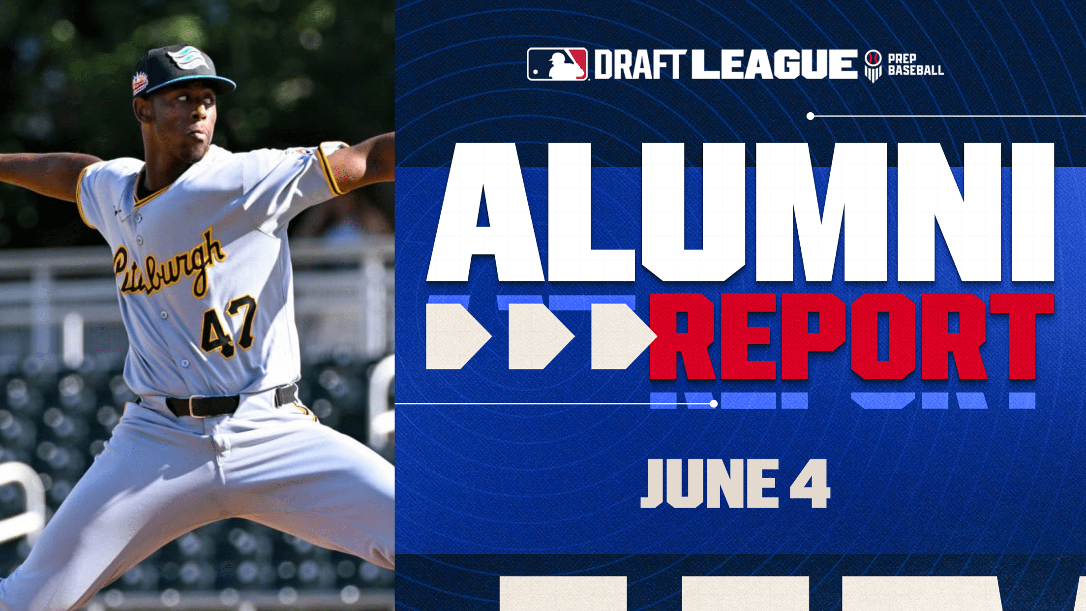 MLB Draft League June 4 Alumni Report - That text next to a photo of Carlson Reed