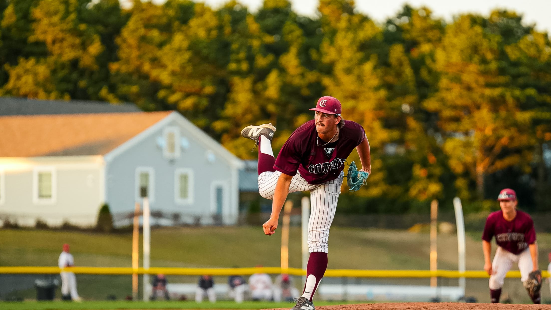 Dylan Scudder delivers a pitch against the Braves.