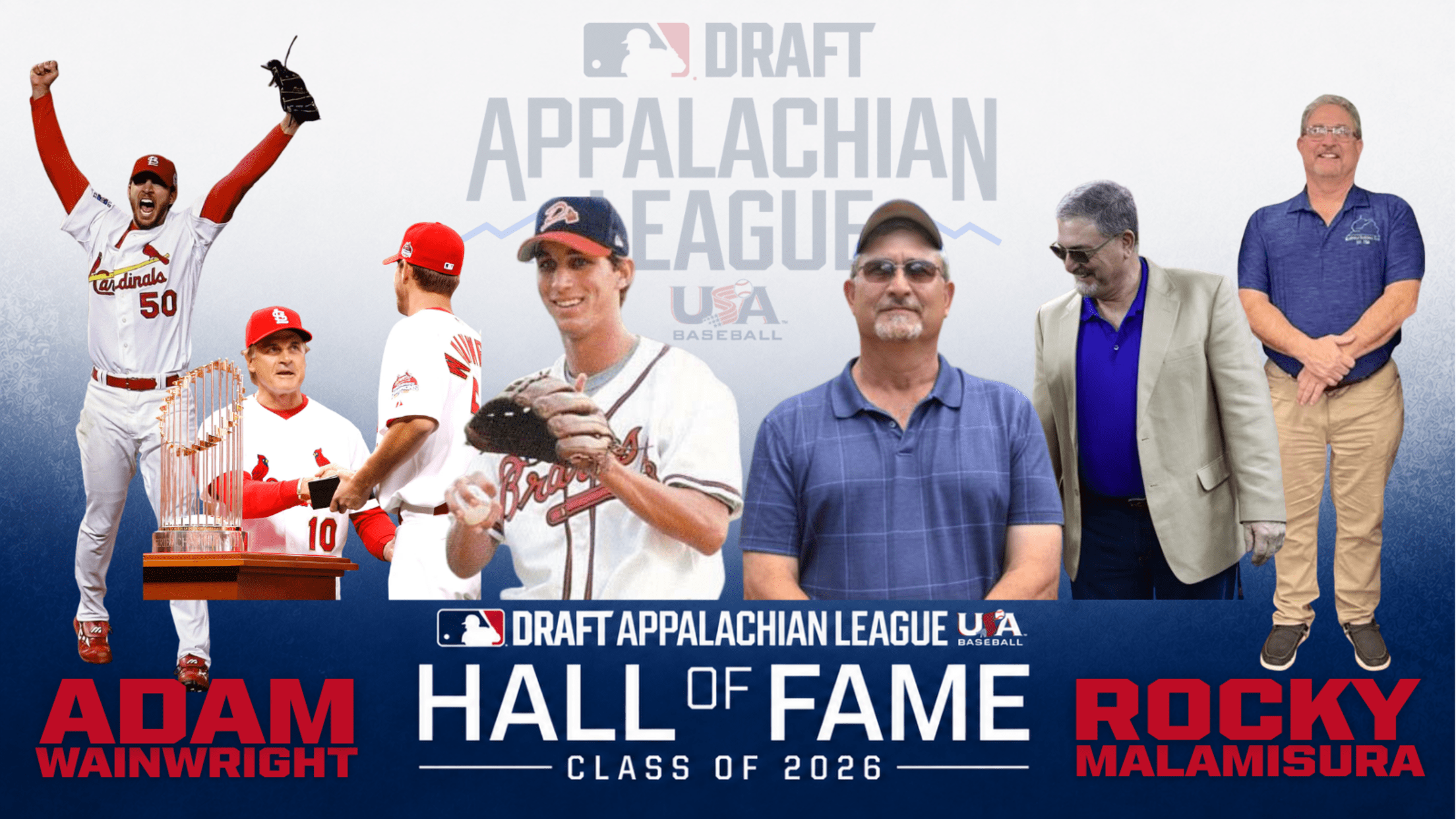 Adam Wainwright, Rocky Malamisura Elected to Appalachian League Hall of Fame.