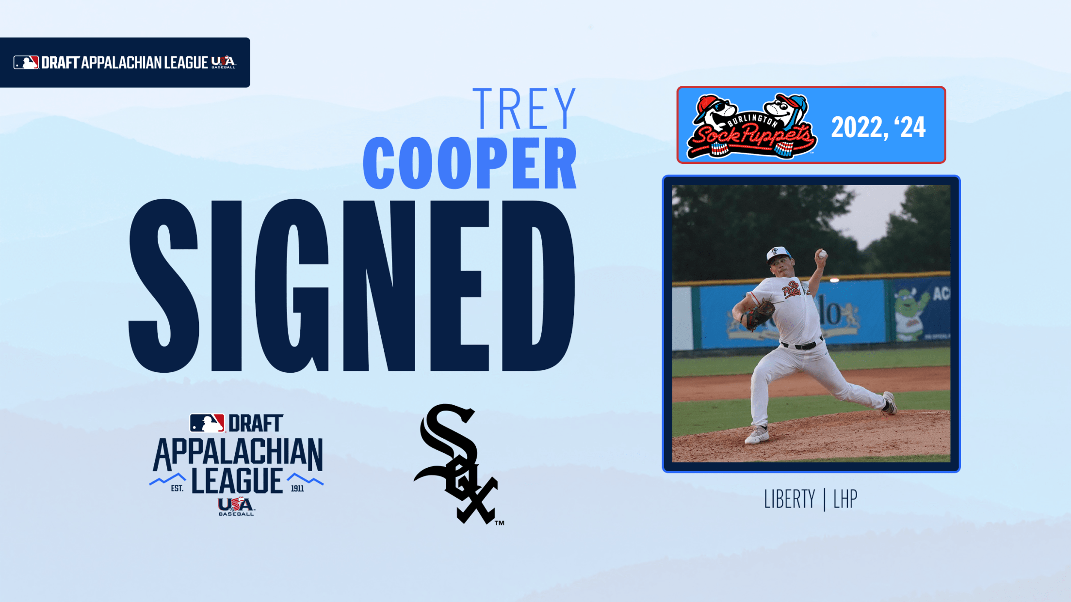 BUR '22, '24 LHP Trey Cooper signed an UDFA deal with the Chicago White Sox.