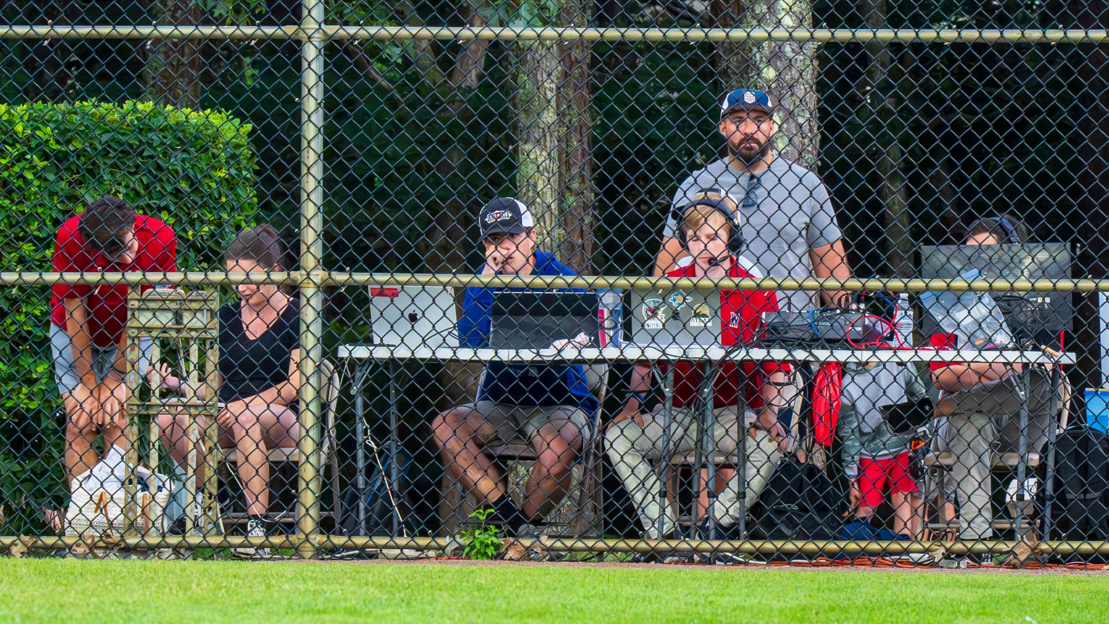 Wareham gatemen interns broadcast the game