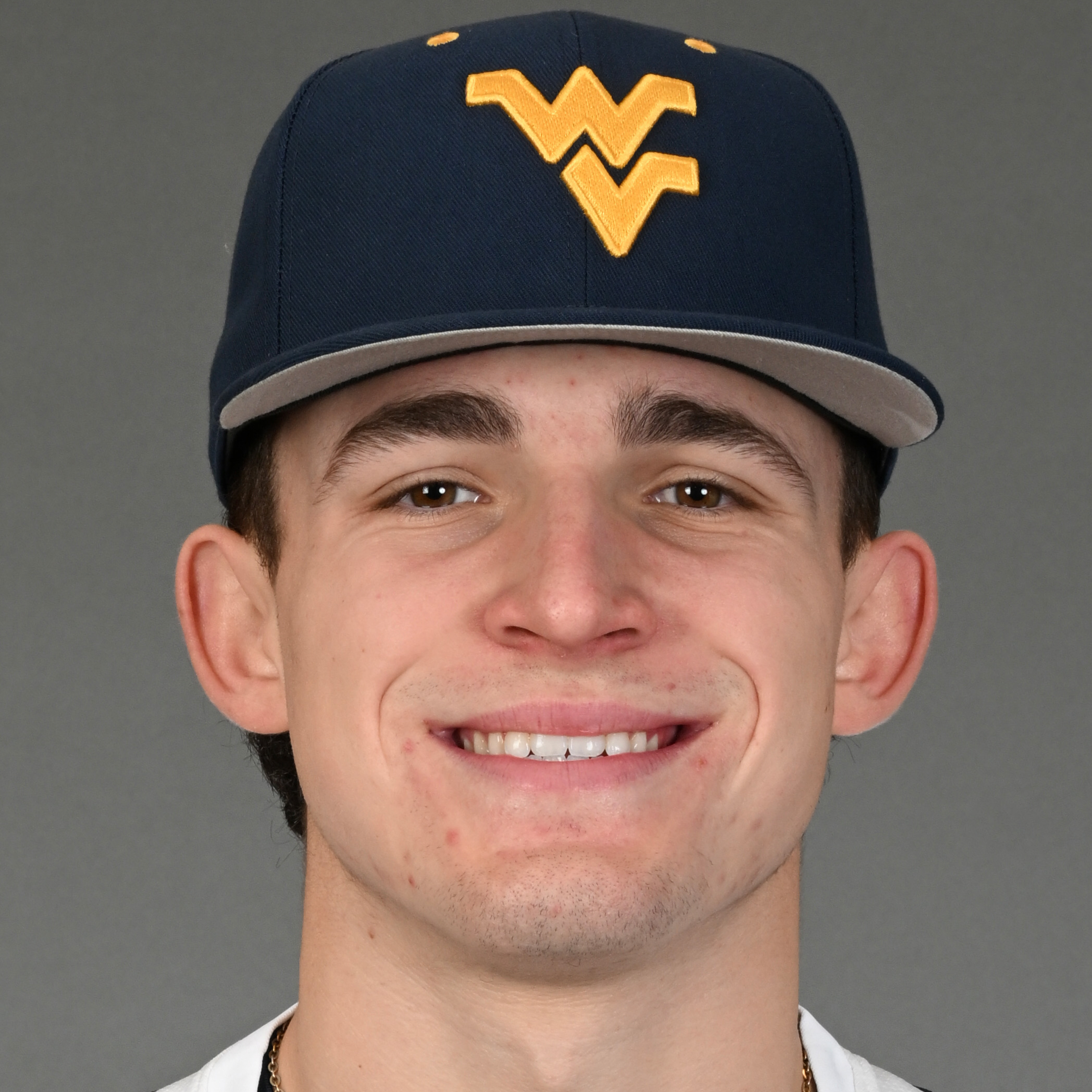 Headshot of West Virginia second baseman Gavin Kelly