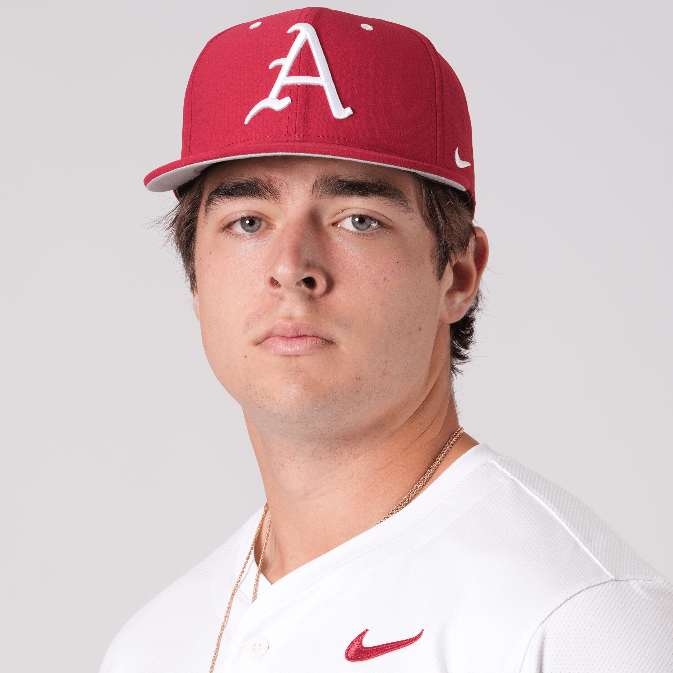 Headshot of Arkansas pitcher Hunter Dietz