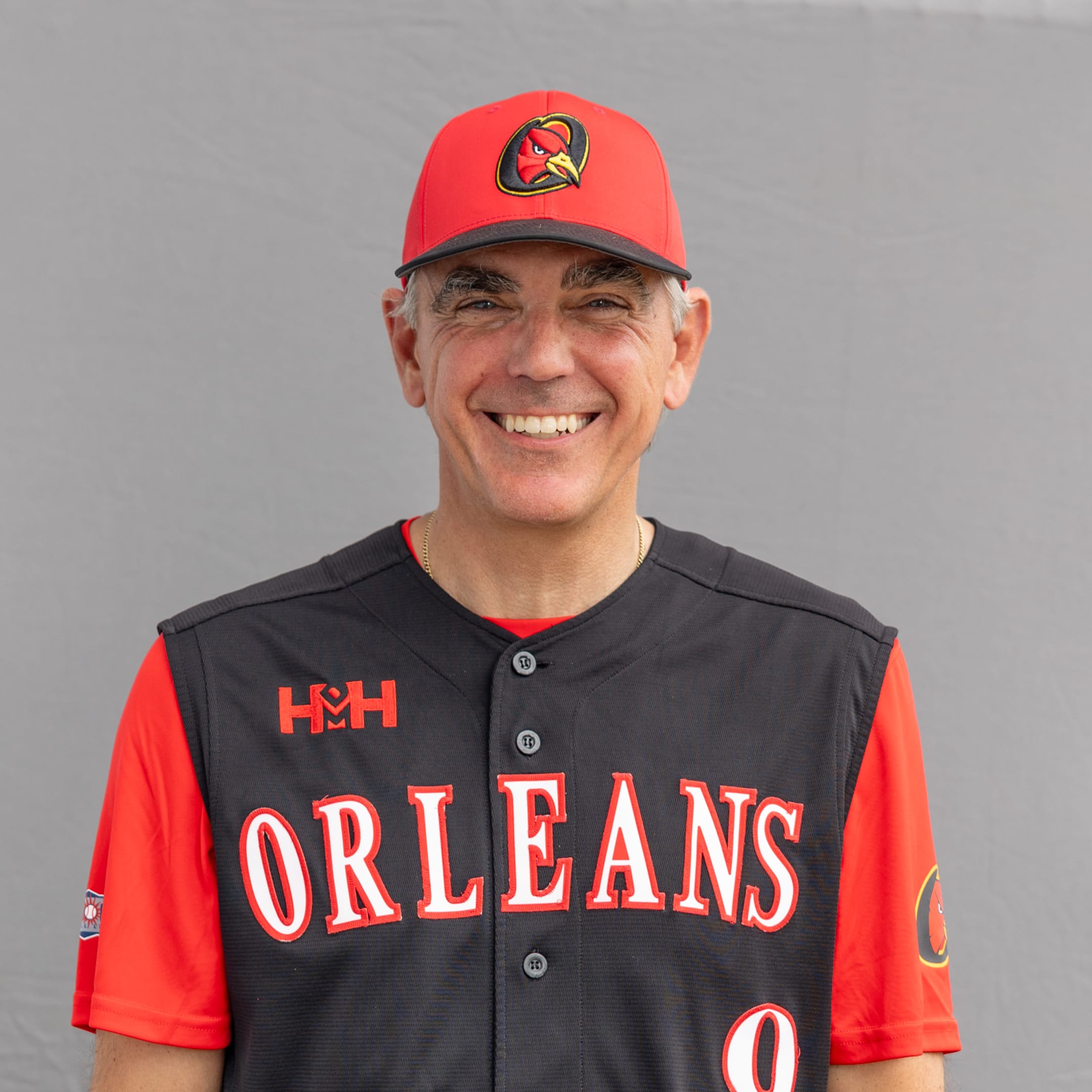Headshot of Orleans bench coach Jay Banfield