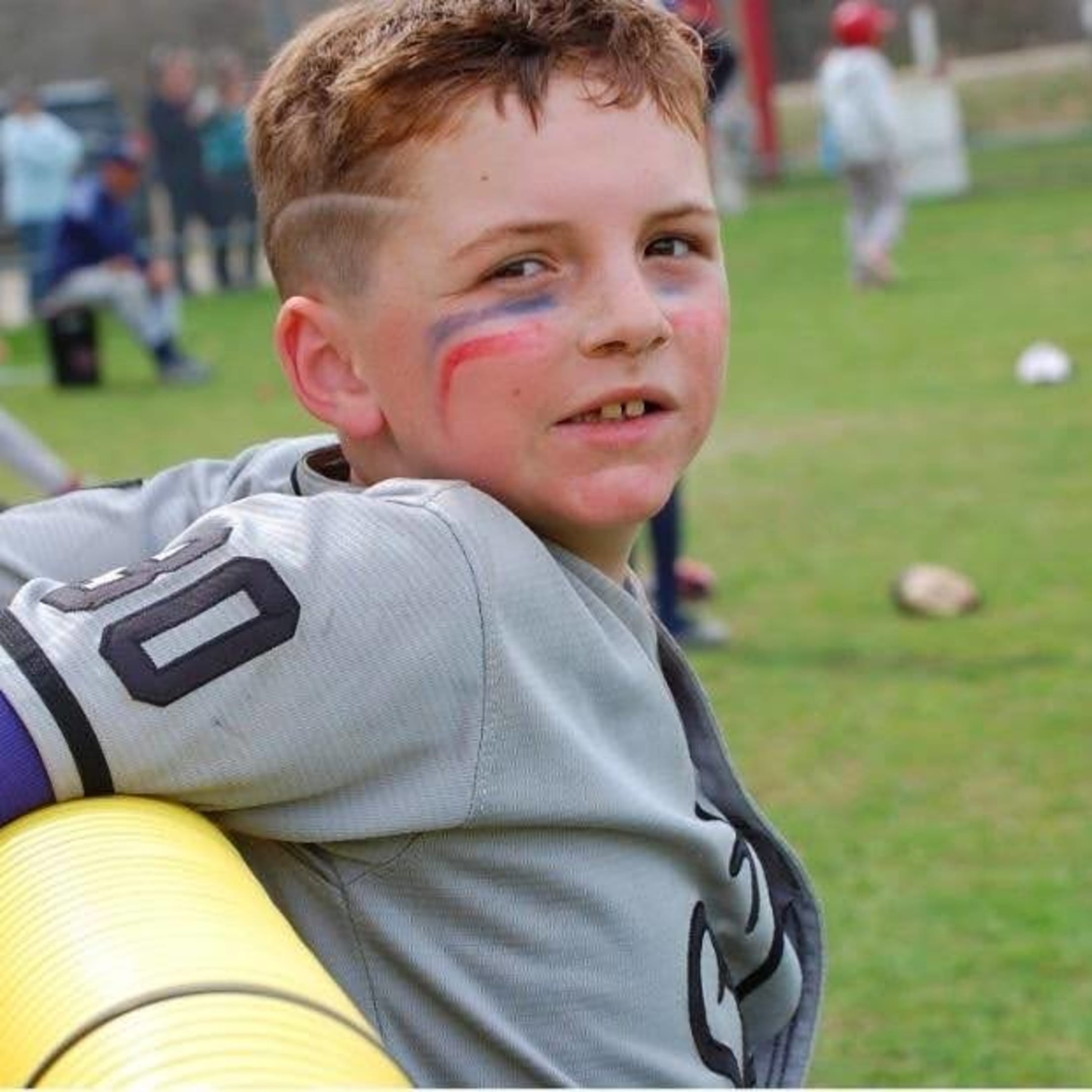 Photo of Bourne Braves bat kid Thomas Jones