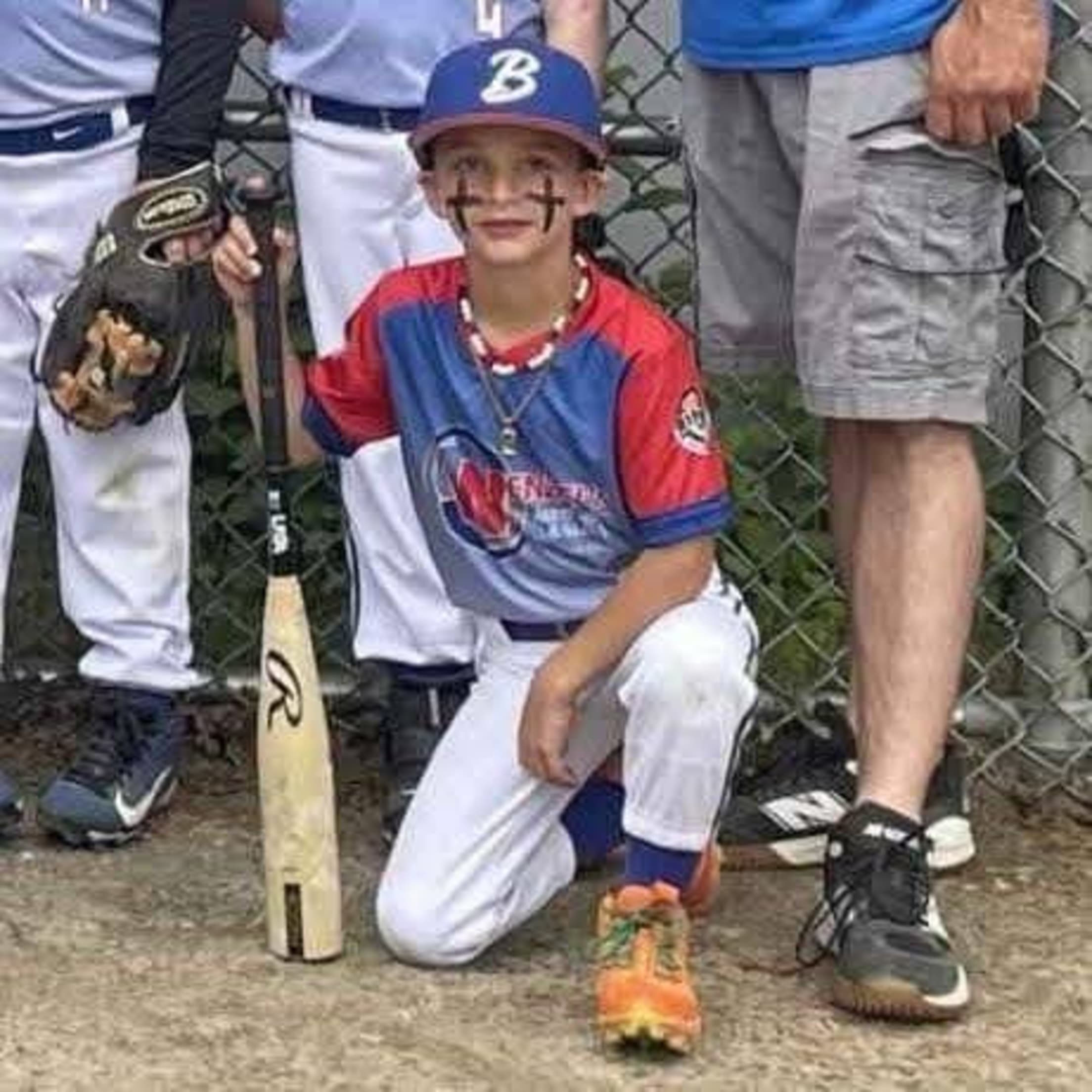 Photo of Bourne Braves bat kid Chris Macuch