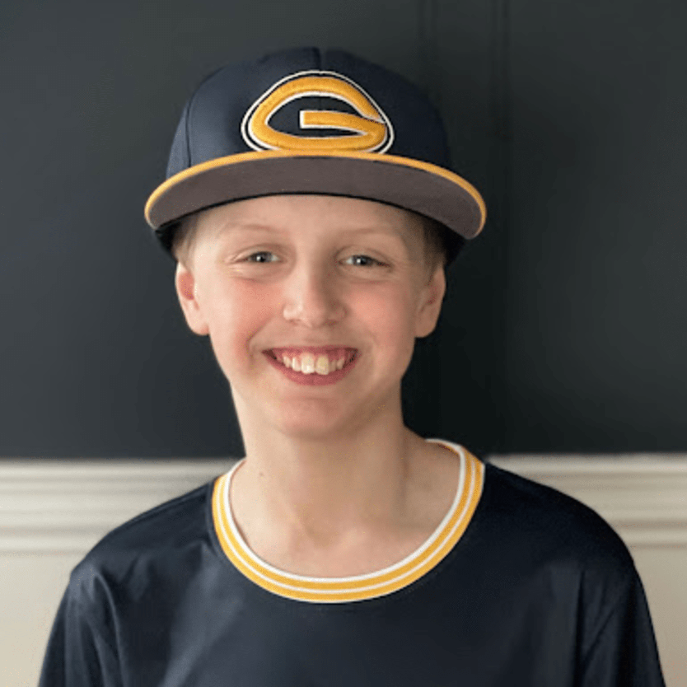 Photo of Bourne Braves bat kid Eaton Young