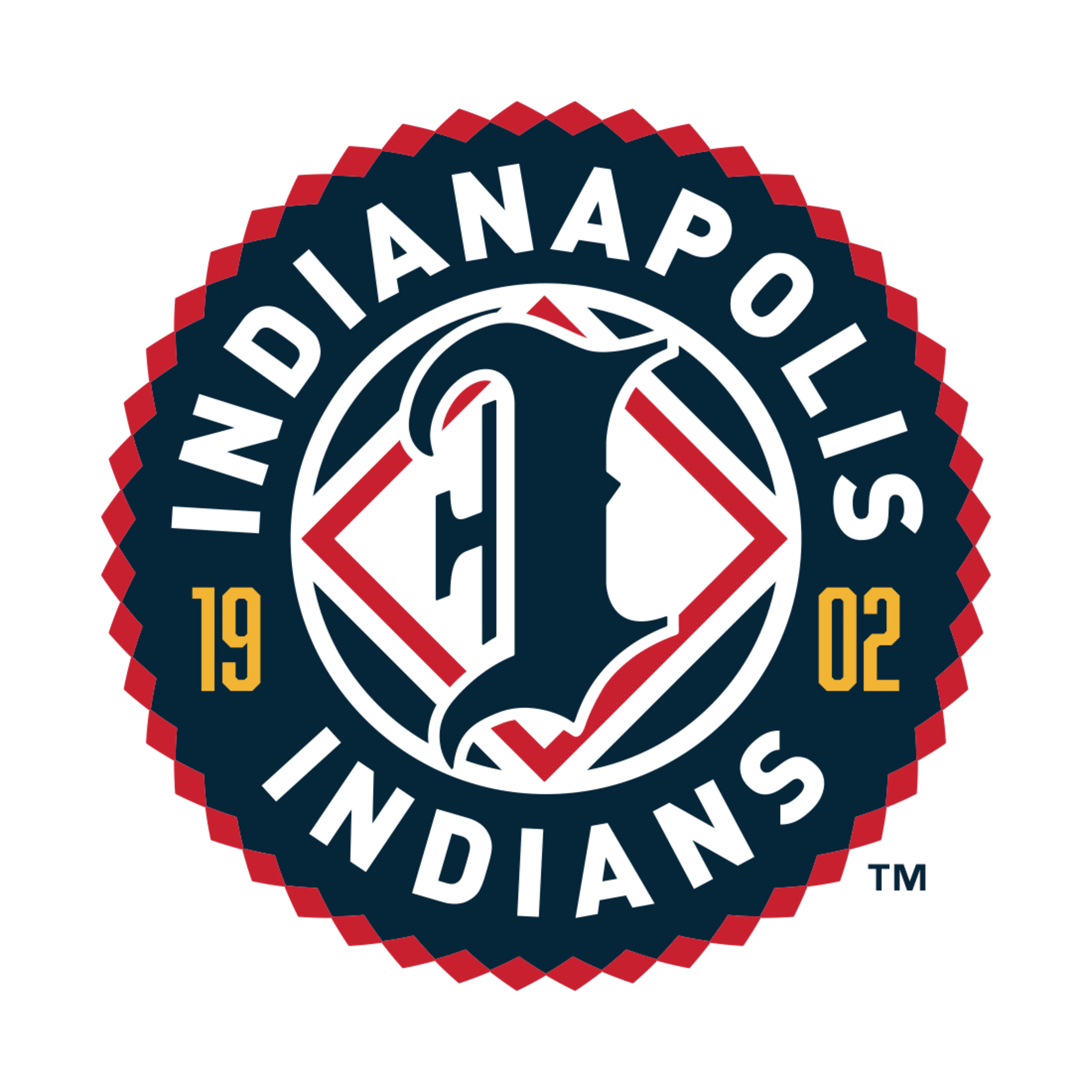 Indianapolis Indians primary logo.