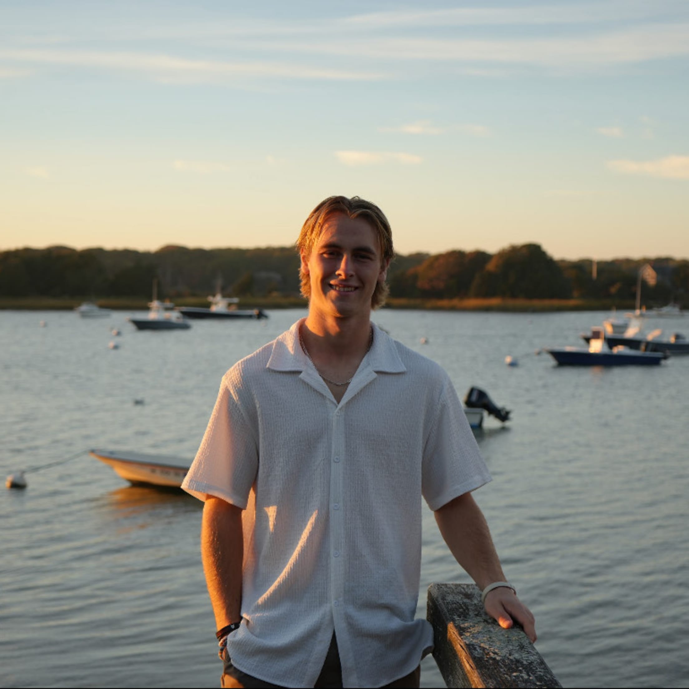 Chuck Sturtevant Outstanding Service Award recipient Chase Briggs