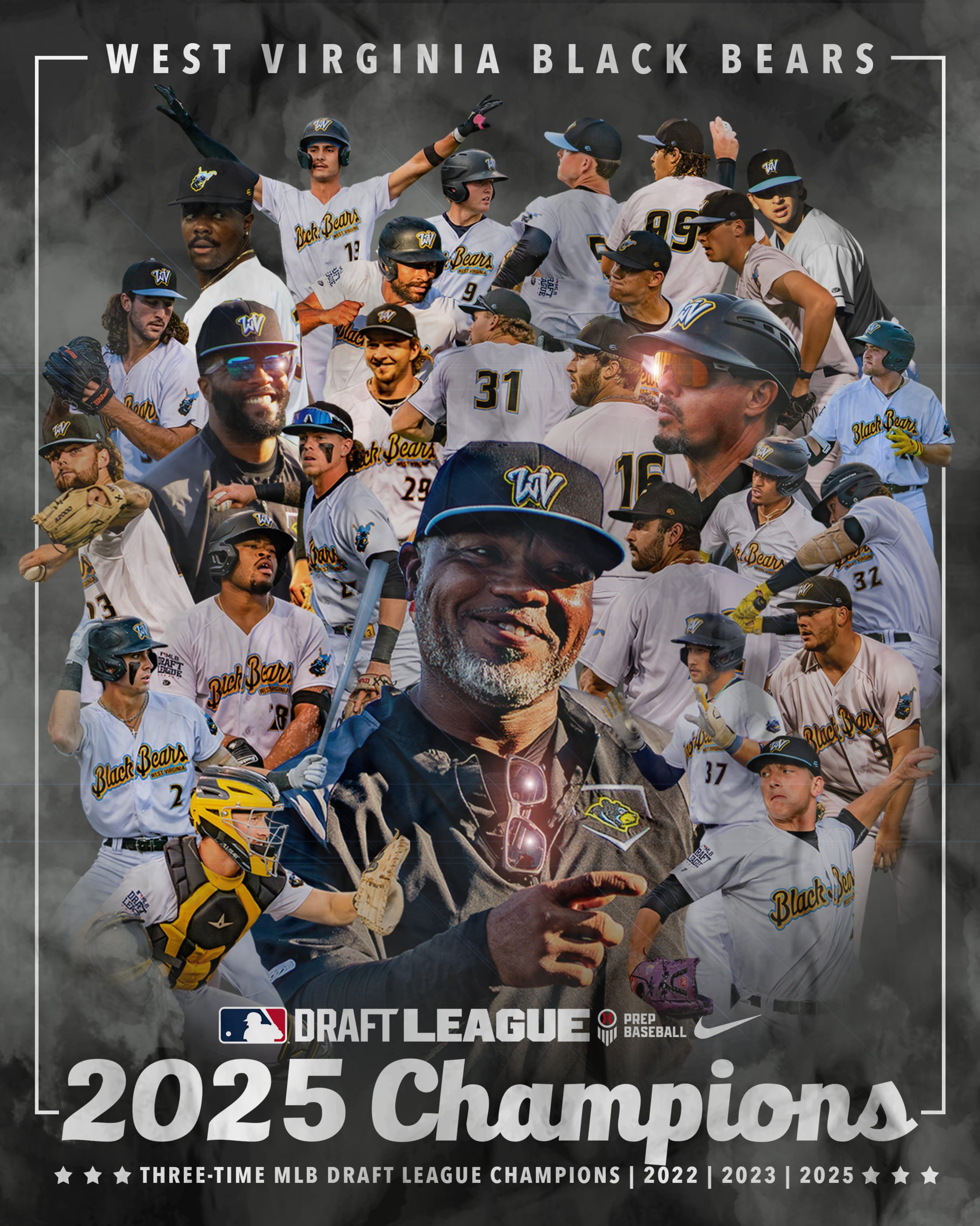 West Virginia Black Bears 2025 champions collage